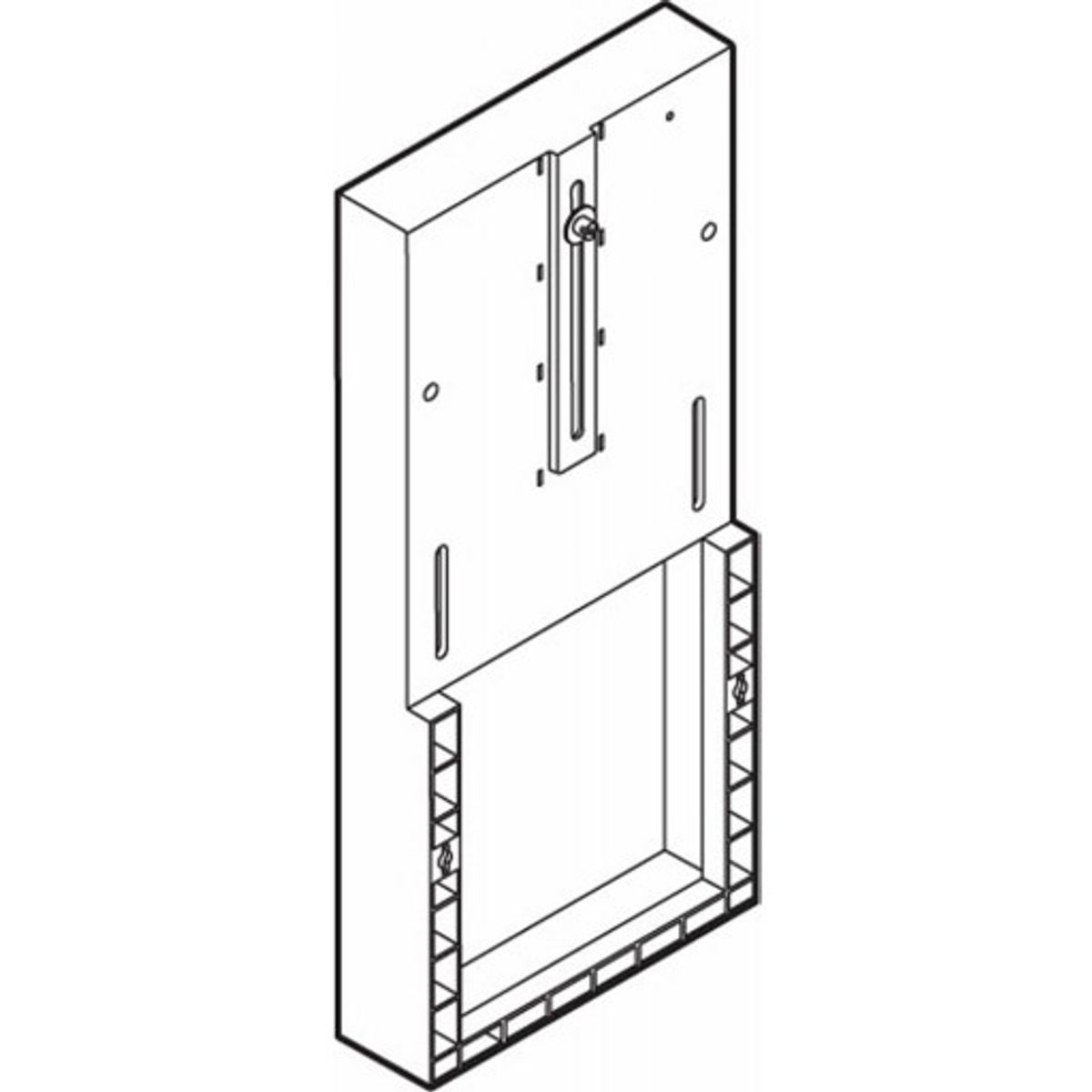 Dækramme for målertavle UM-S/UM-L LG