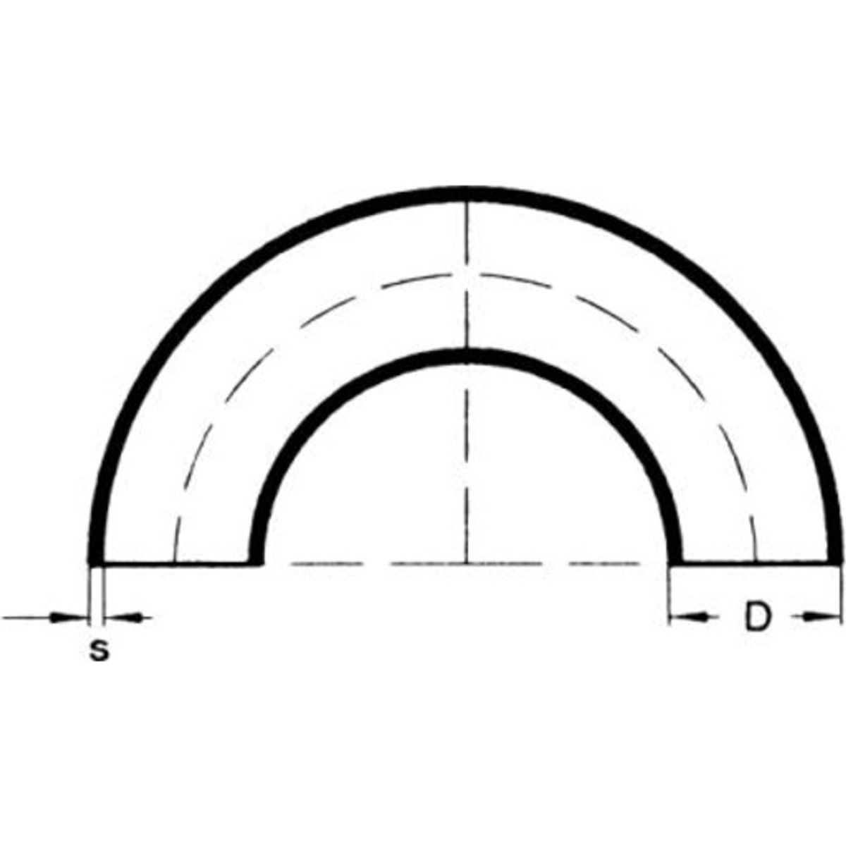 76,1 x 2,9 mm Svejsebøjning