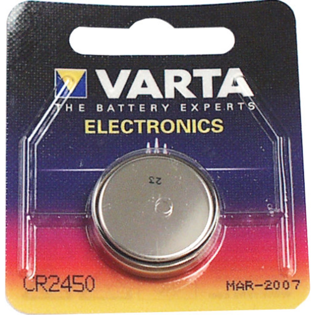 10 stk Varta batteri, Electronics CR2450, 3 V, 1 stk.