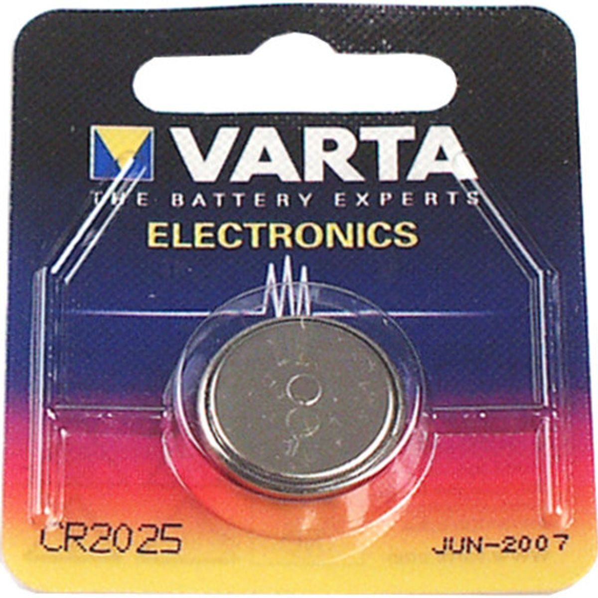 10 stk Varta batteri, Electronics CR2025, 3 V, 1 stk.