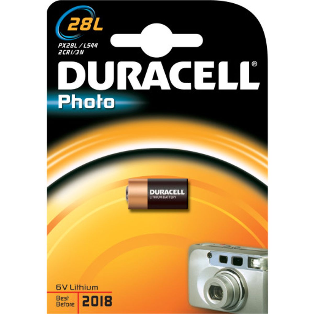 Duracell Photo 28L batteri, 1 stk.