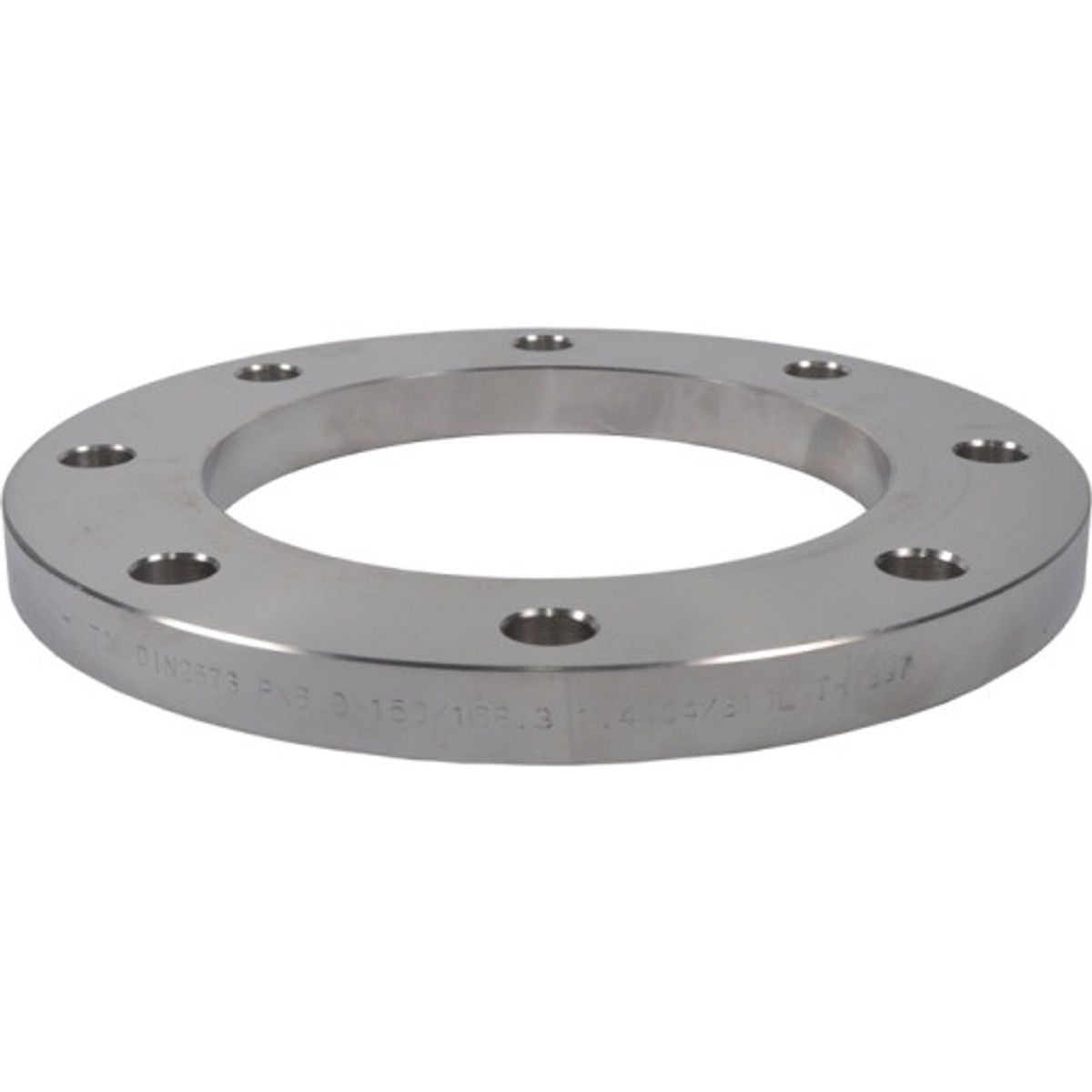 168,3 mm Planflange, AISI 316L, DIN 2676, EN1092-1, PN10