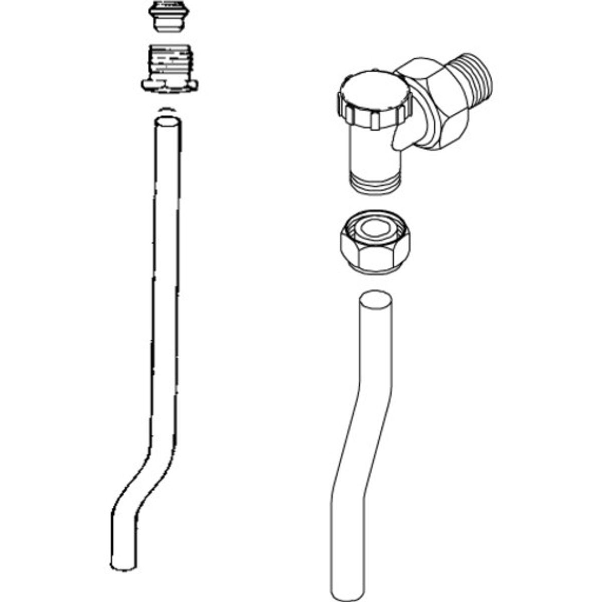 Gabotherm 12 mm stålrørsæt 76 mm