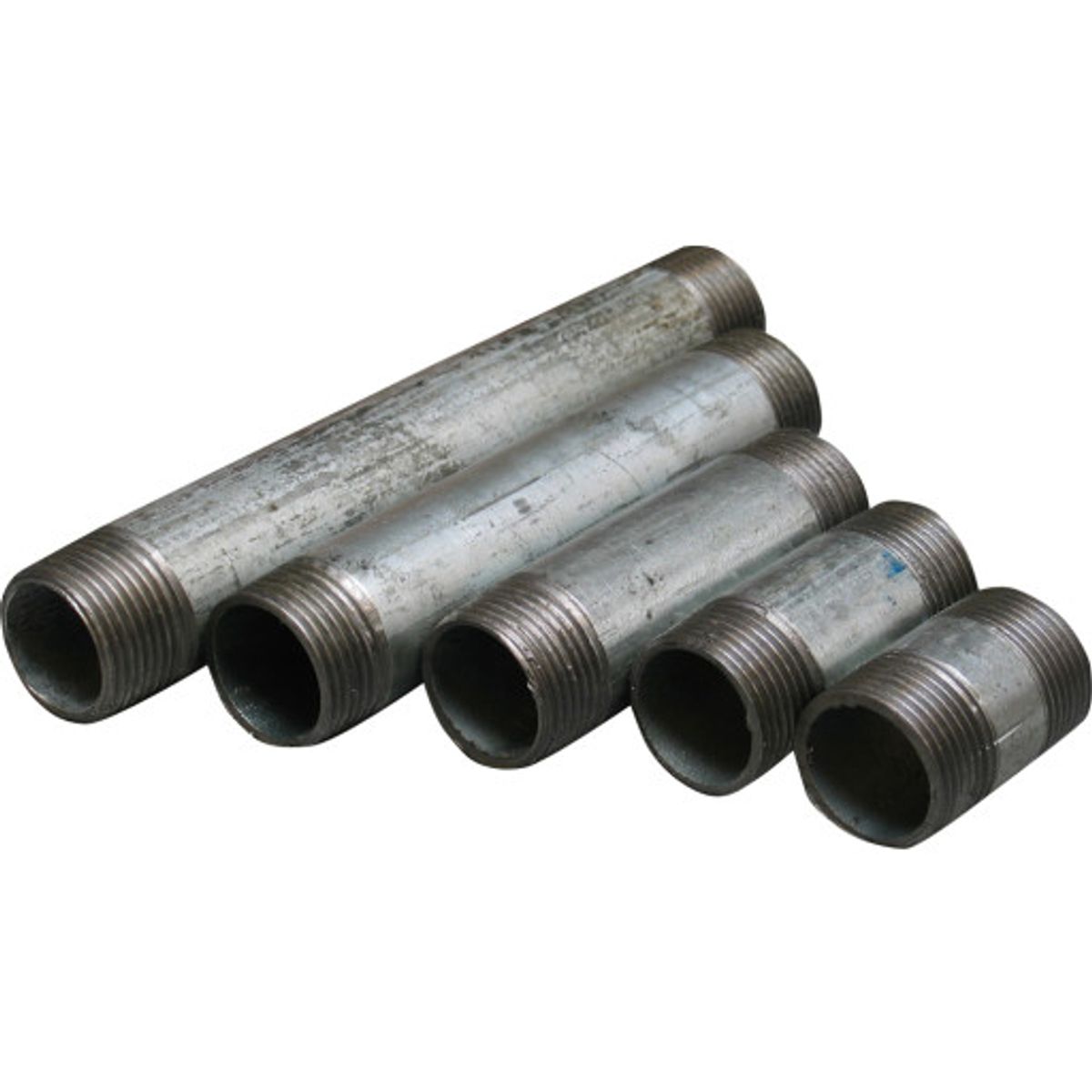 Galvaniseret nippelrør 1" - 70 mm