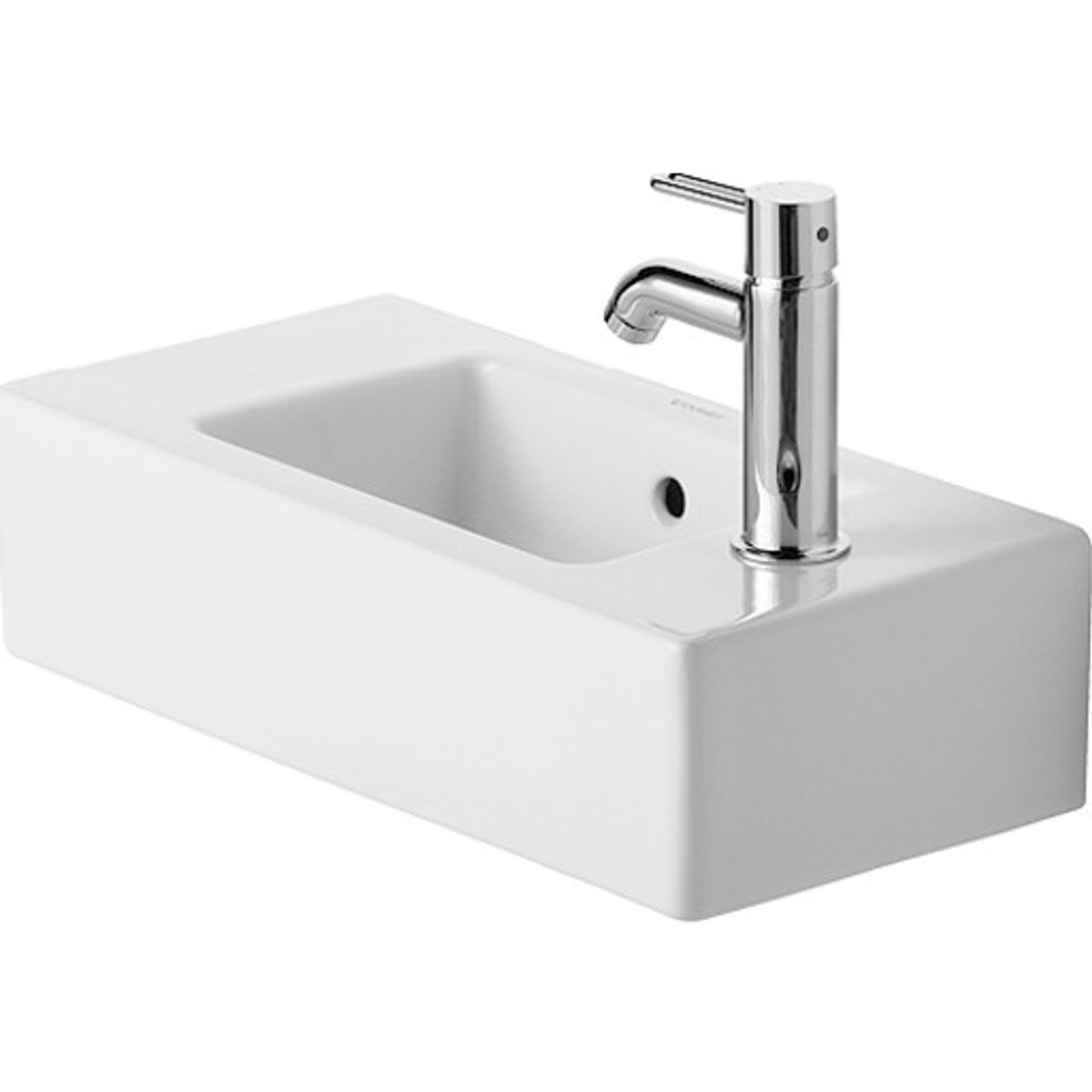 Duravit Vero håndvask, 50x25 cm, venstre, hvid