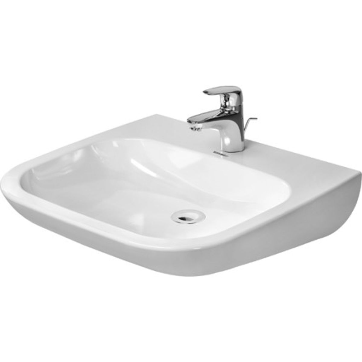 Duravit D-Code håndvask, 60x55,5 cm, hvid