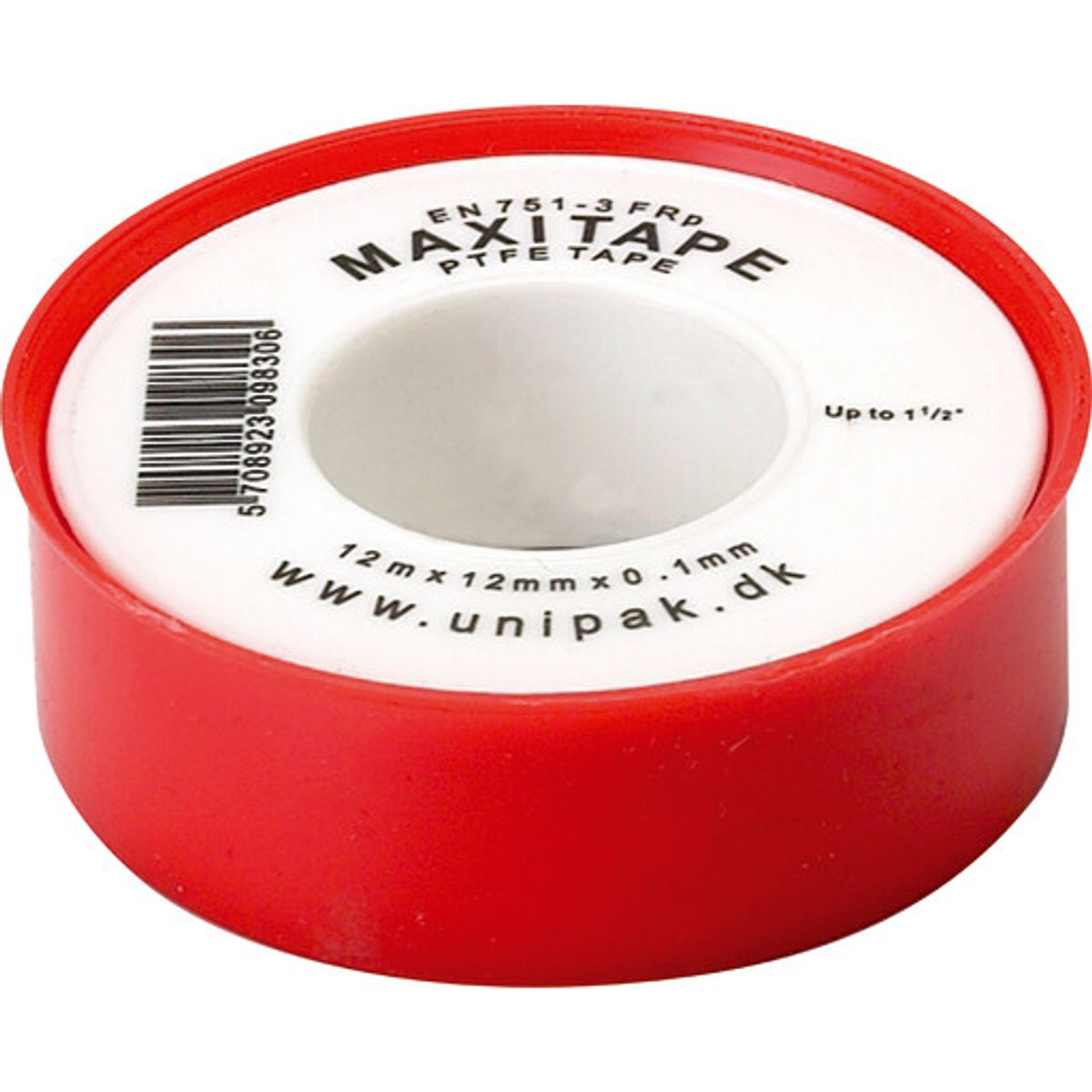 Gevindtape MAXITAPE 12 m x 12 mm x 0,1 mm