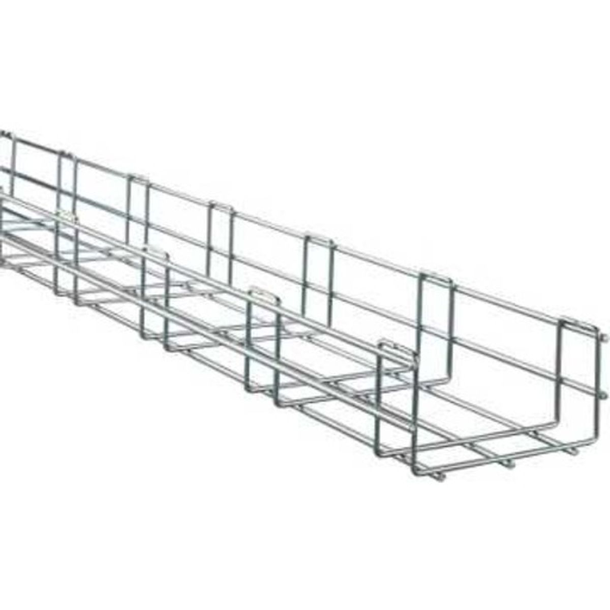 6 meter Gitterbakke 105x400 Zinc+ (3M)