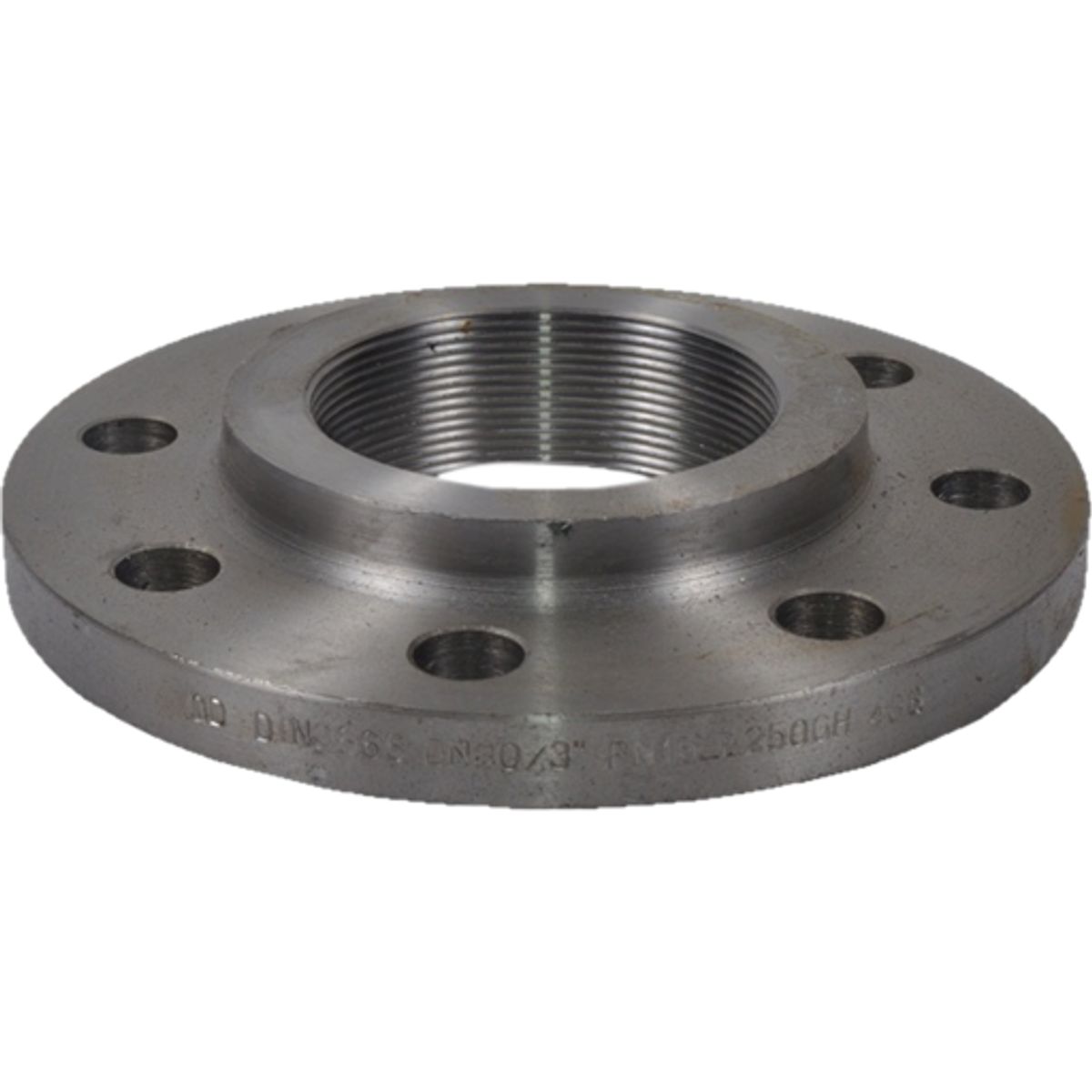 1" Sort flange med gevind PN6 EN1092-1 T013 P250GH