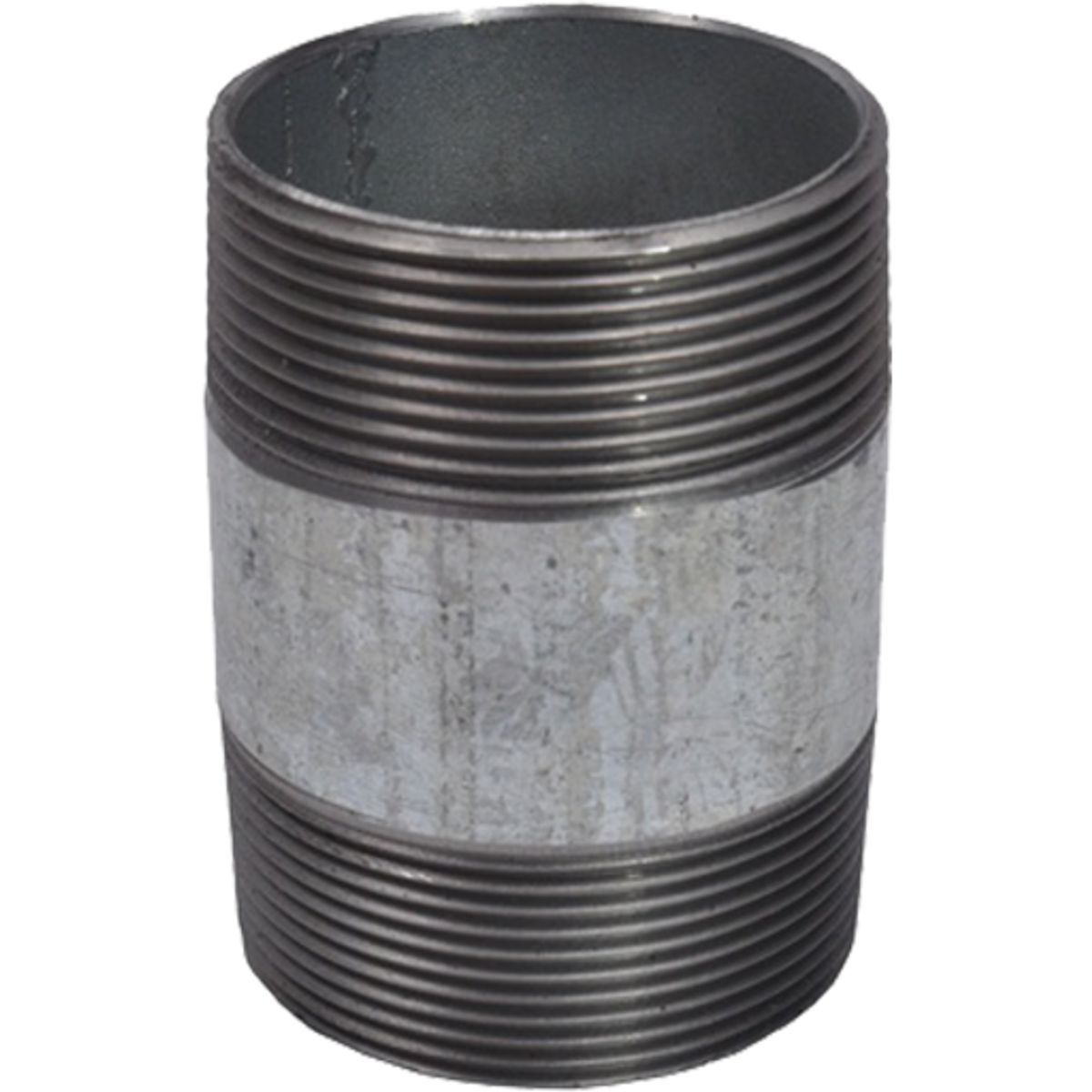 1/8" x 80 mm Galvaniseret nippelrør