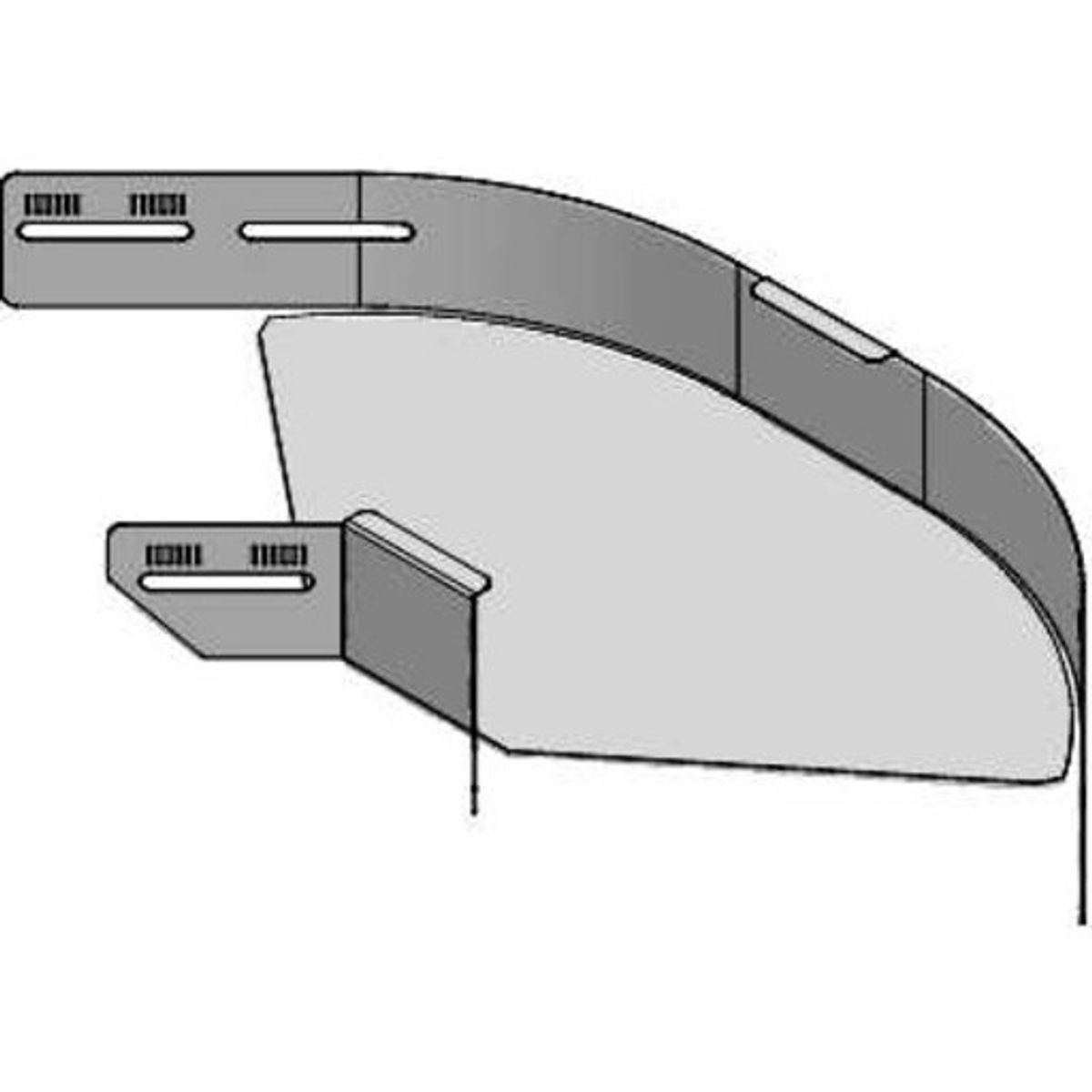 Hjørne Justerbar 120 mm FZS