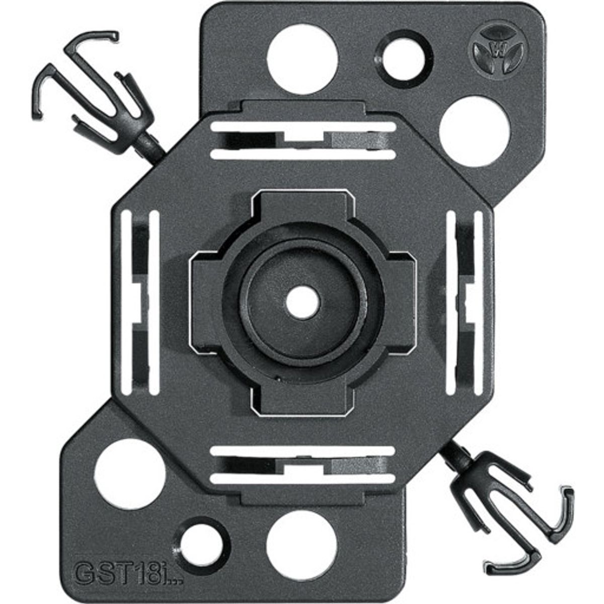 GST18 Montageplade til H Blok Sort