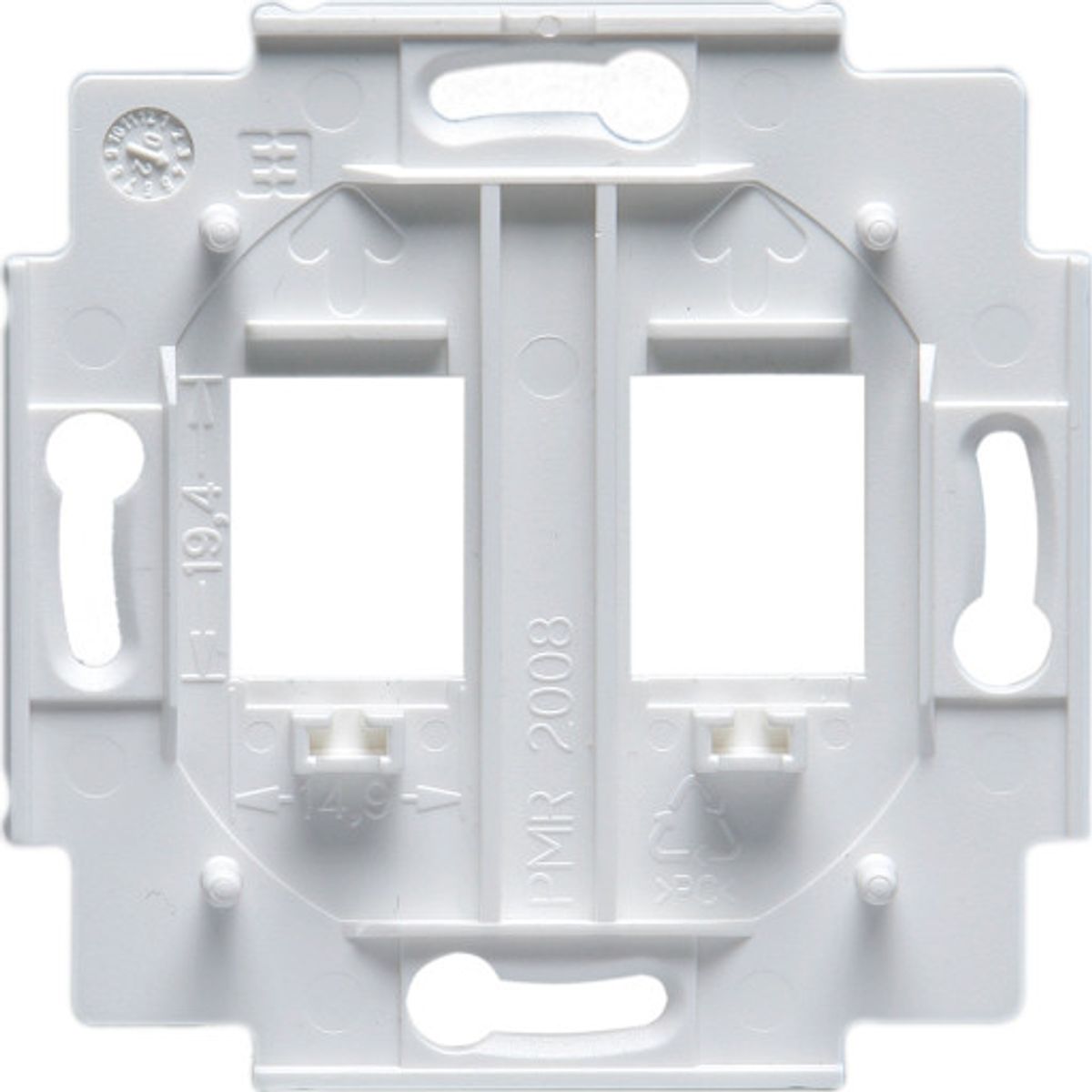 Dataudtag indsats 2xRJ45 Keystone 1M