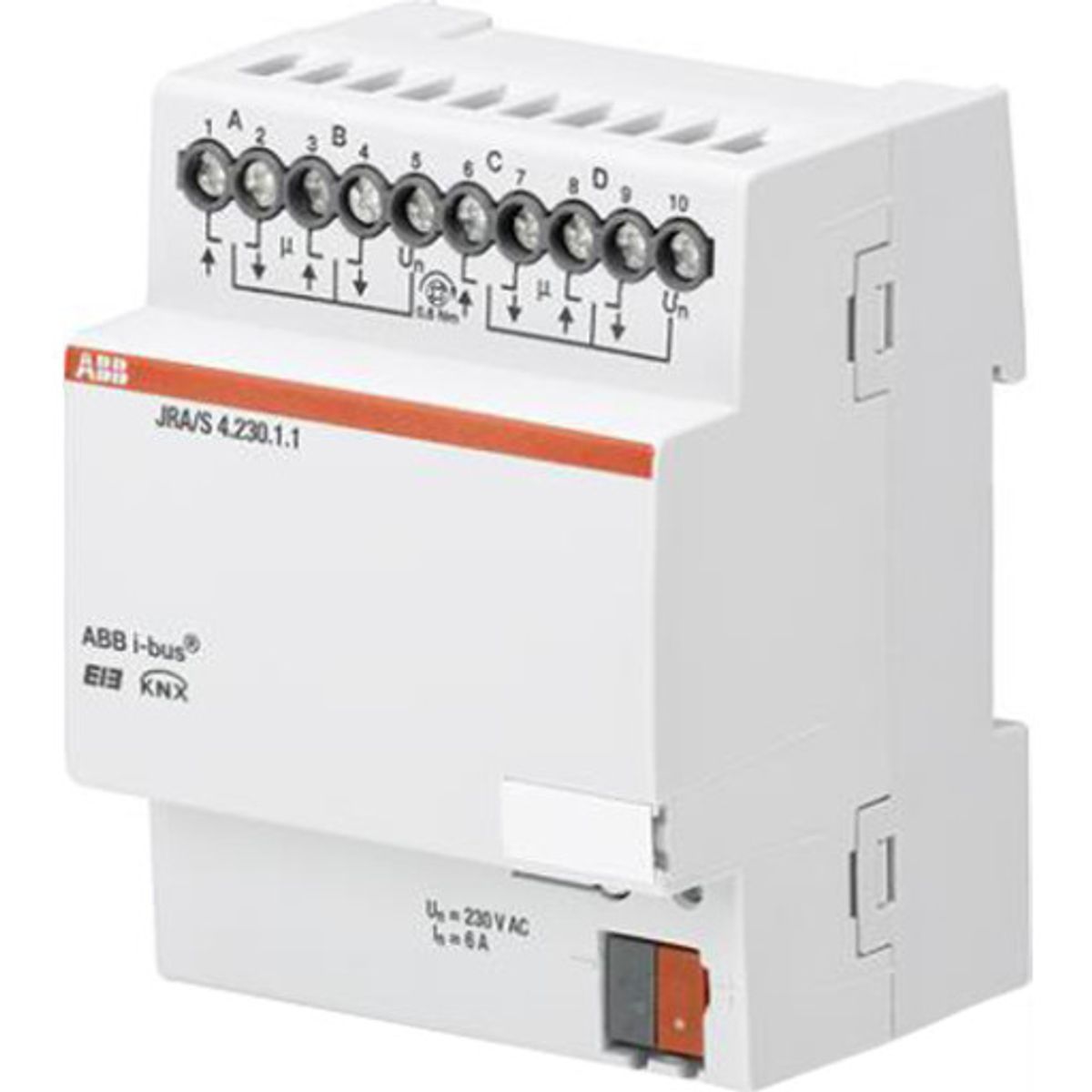 KNX Persienneaktuator 4-Kanal 230V AC mdrc JRA/S 4.230.1.1