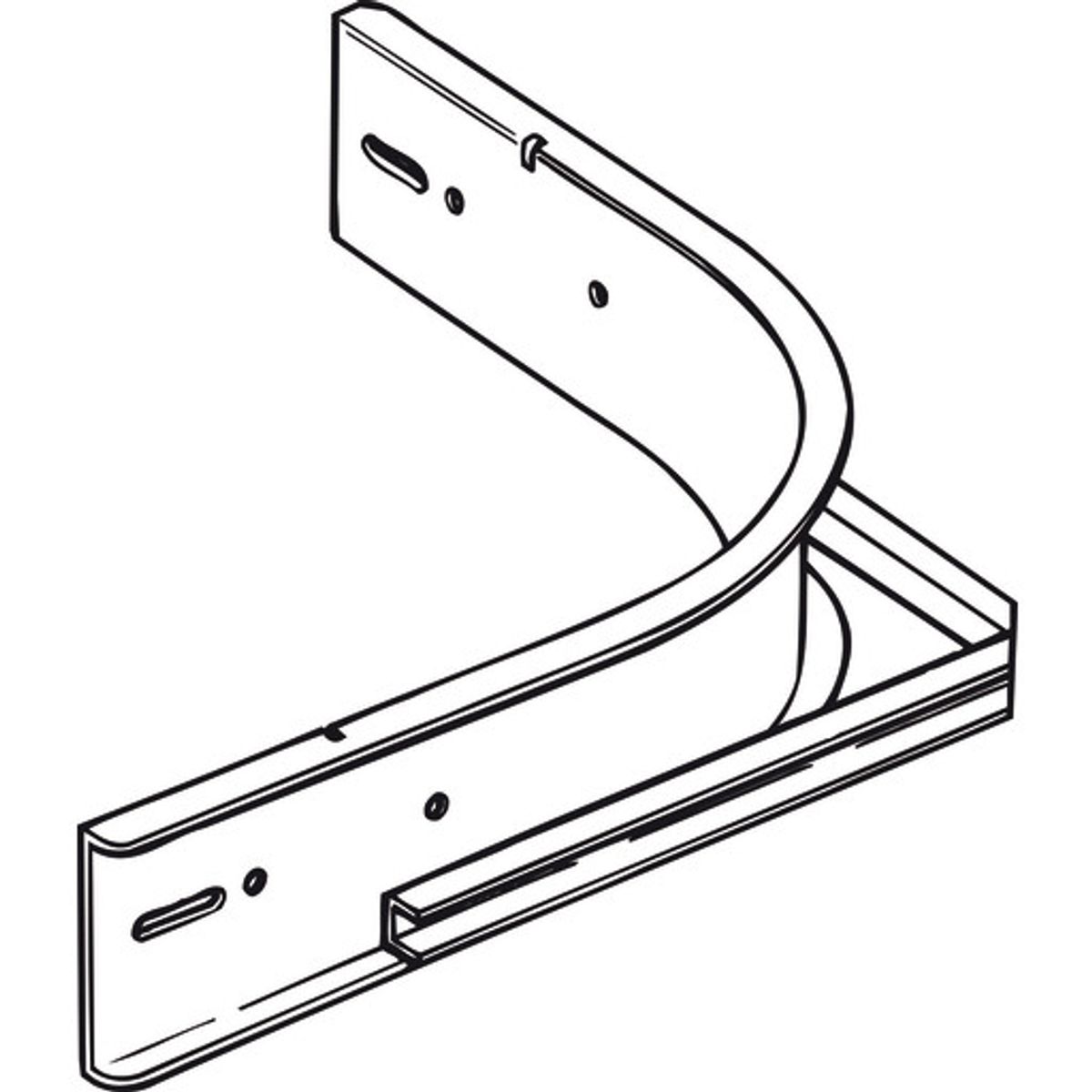 Universalafgrening Medium GLO-4 galvaniseret