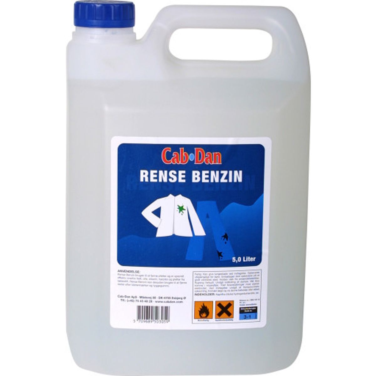 Rensebenzin, 5 l