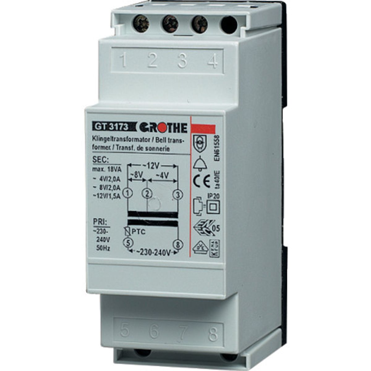 Urmet Ringetransformer 4/8/12V AC