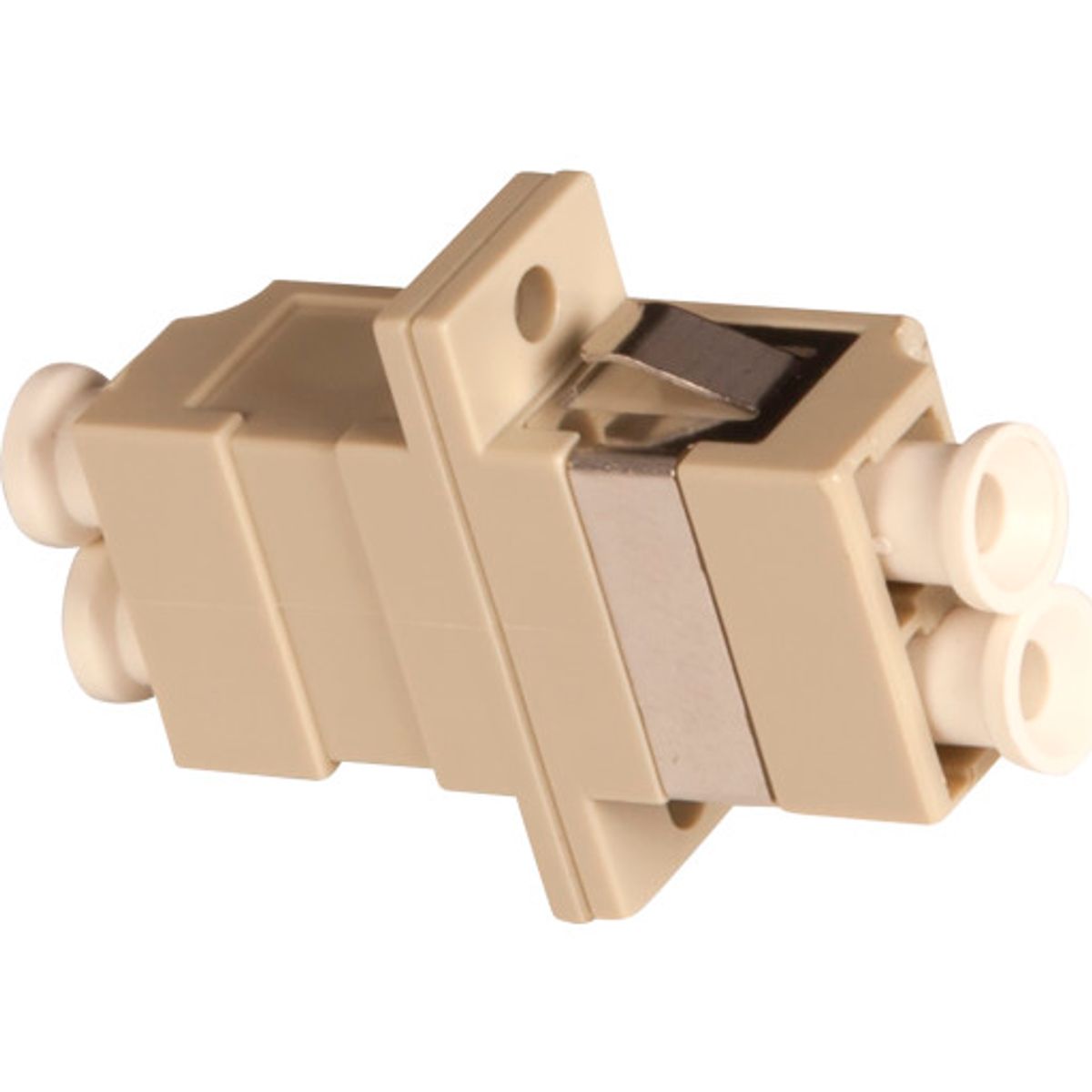 Fibermellemled LC OM1/2 duplex MM beige SC footprint