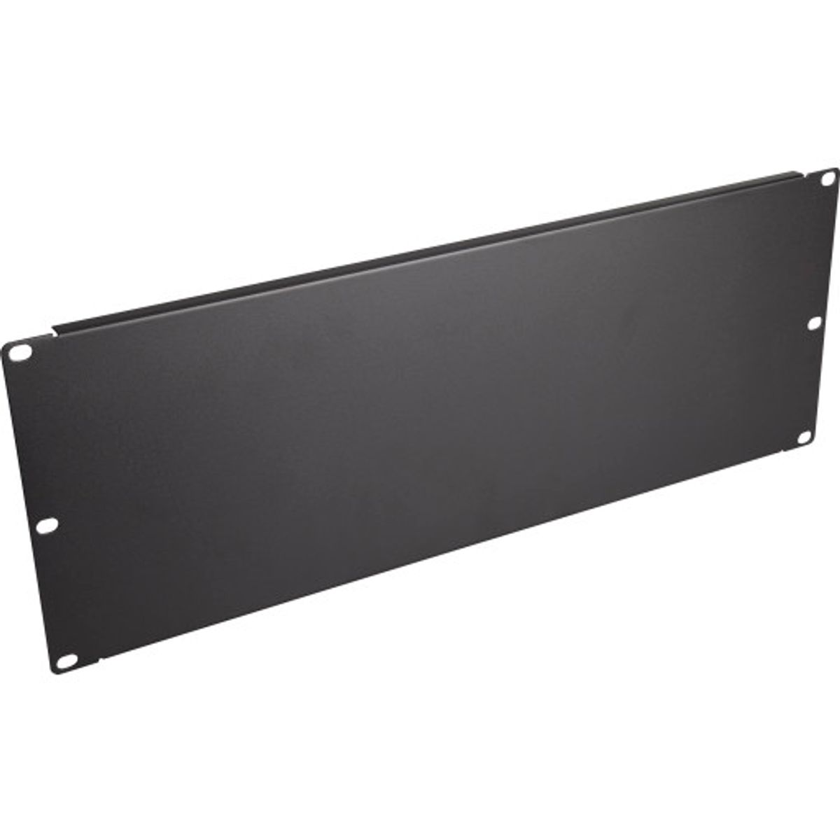 Blindplade til 19" rack 4HE sort metal