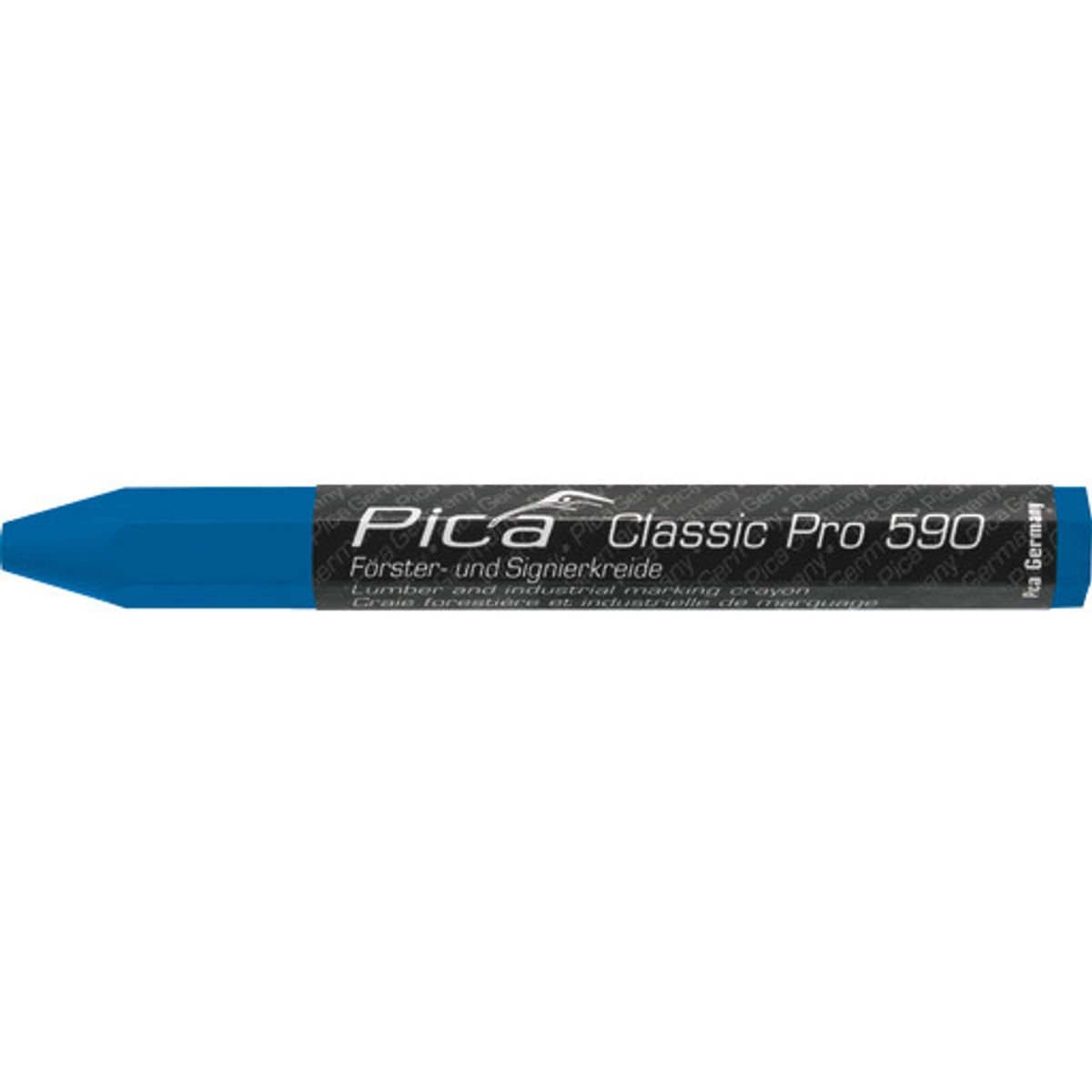 Pica Classic mærkekridt PRO, 120 mm, blå, 12 stk.