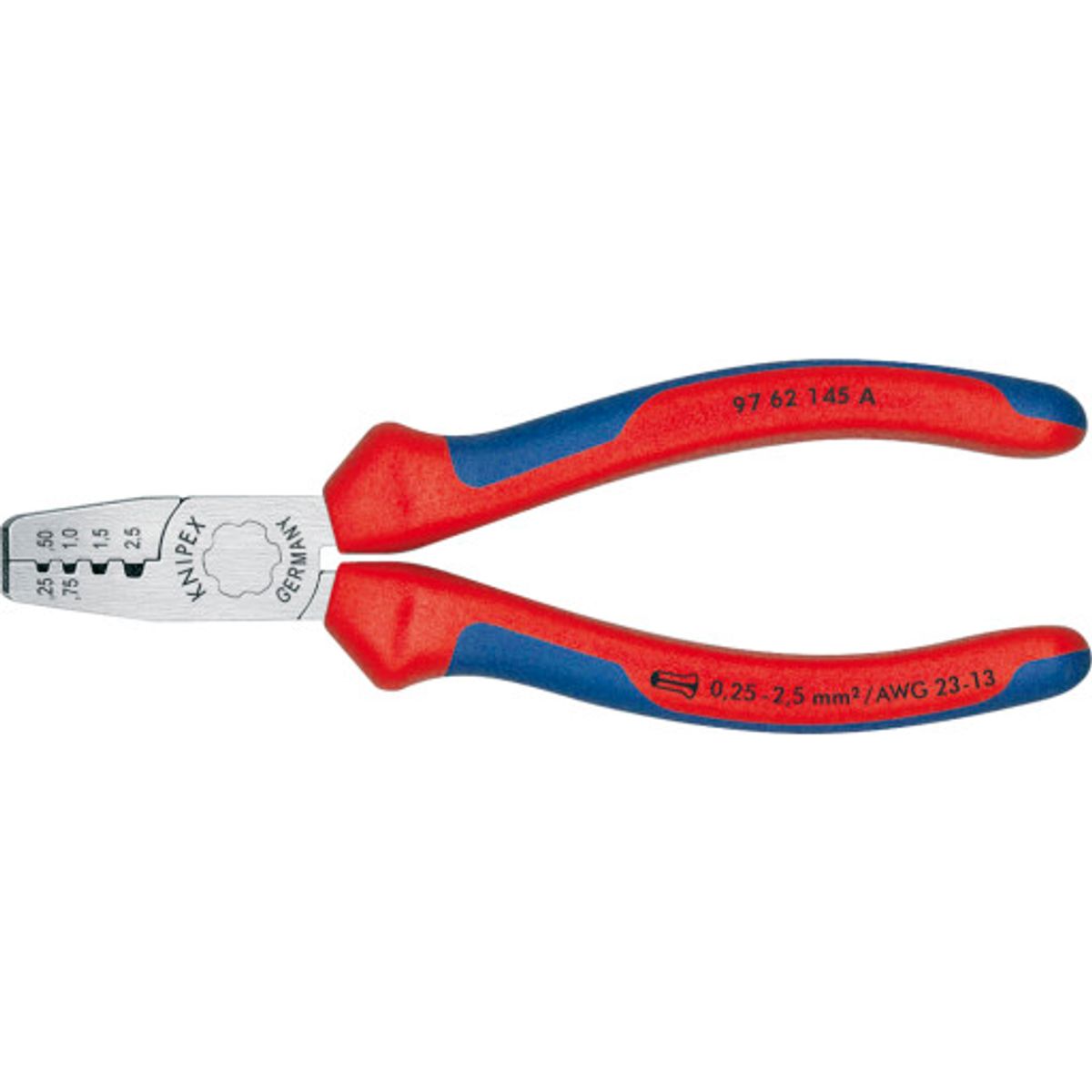 Knipex crimptang til kabeltyller, 145 mm