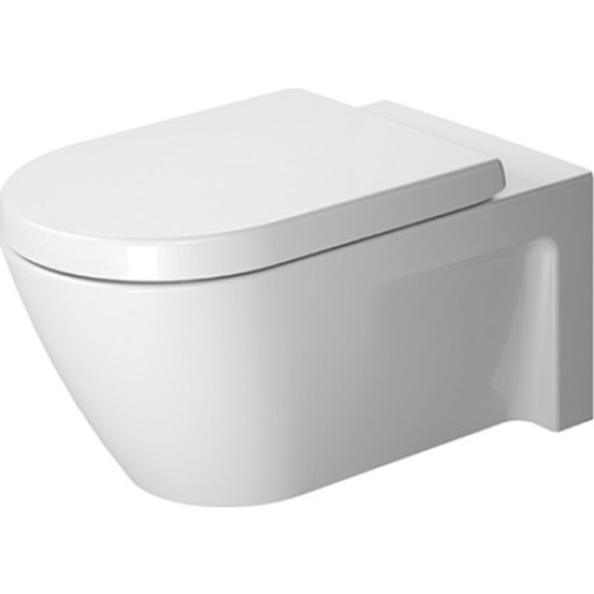 Toilet wall mounted 62 cm starck 2 hvid washdown wondergliss