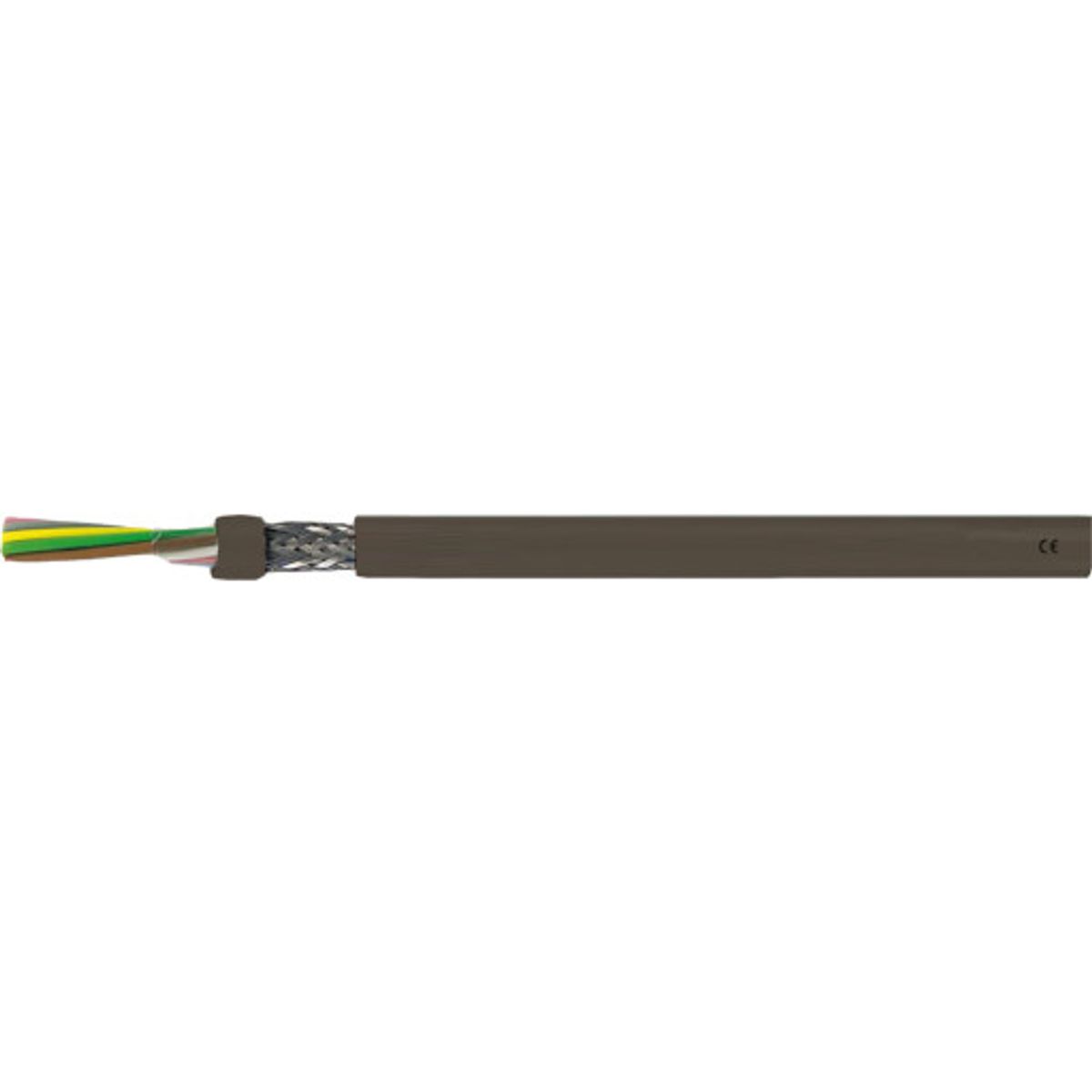 500 meter CTS Kabel LIHCH 5x0,75 brun, UV bestandig, skærmet T500