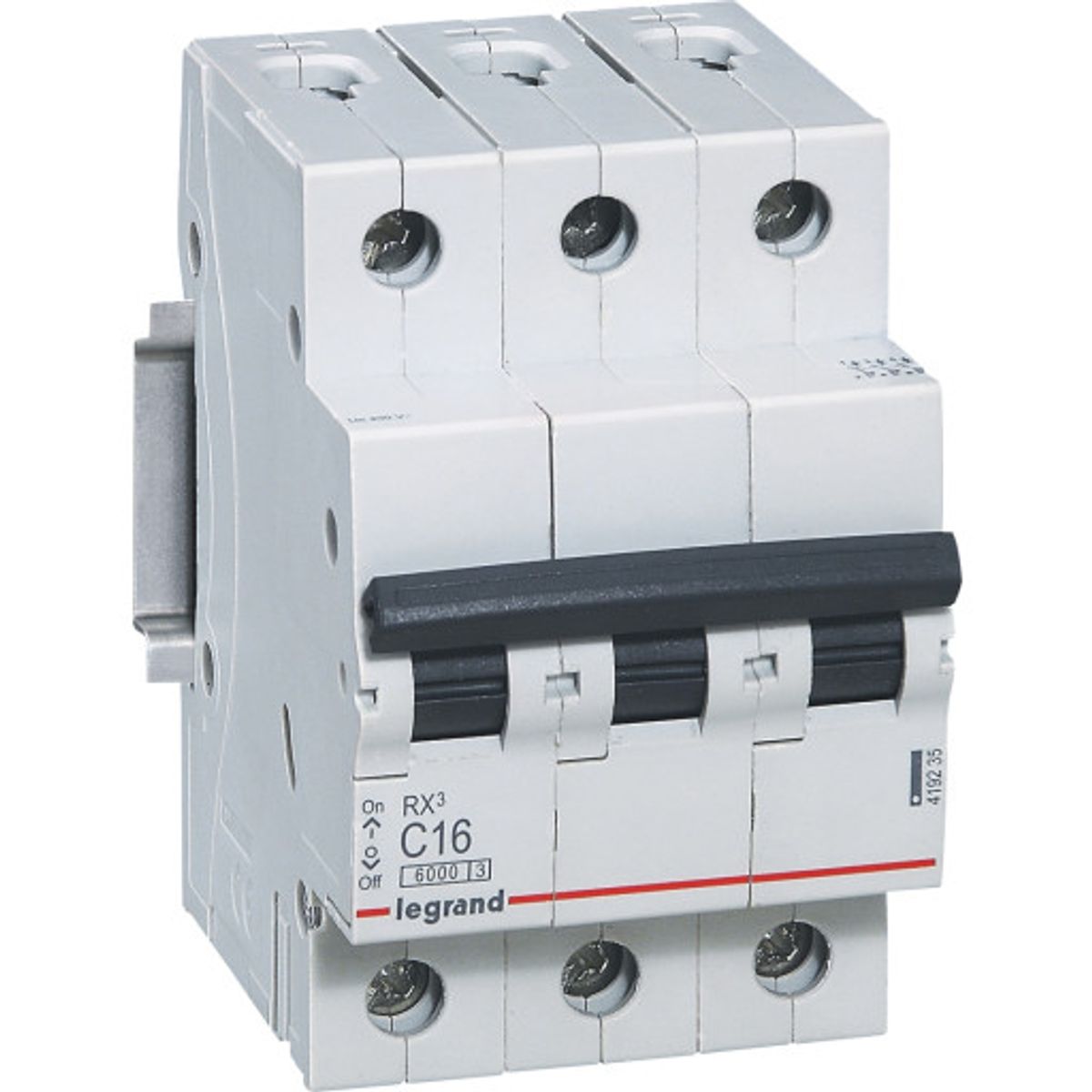 Automatsikring RX3 C 10A 3P, 3M, 6kA