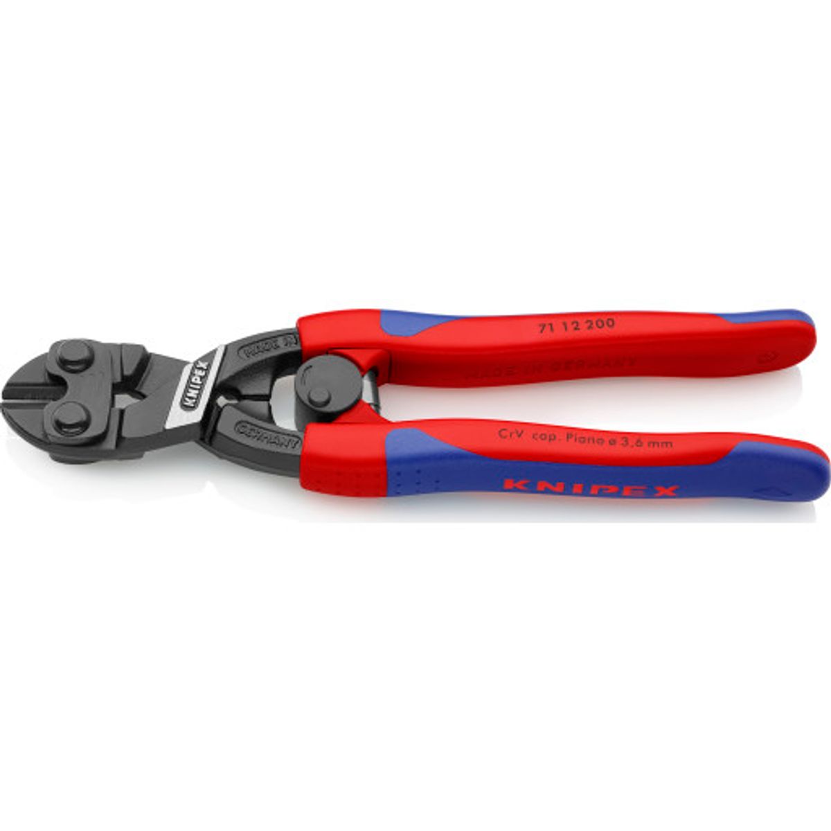 KNIPEX mini boltsaks, cobolt, med fjeder