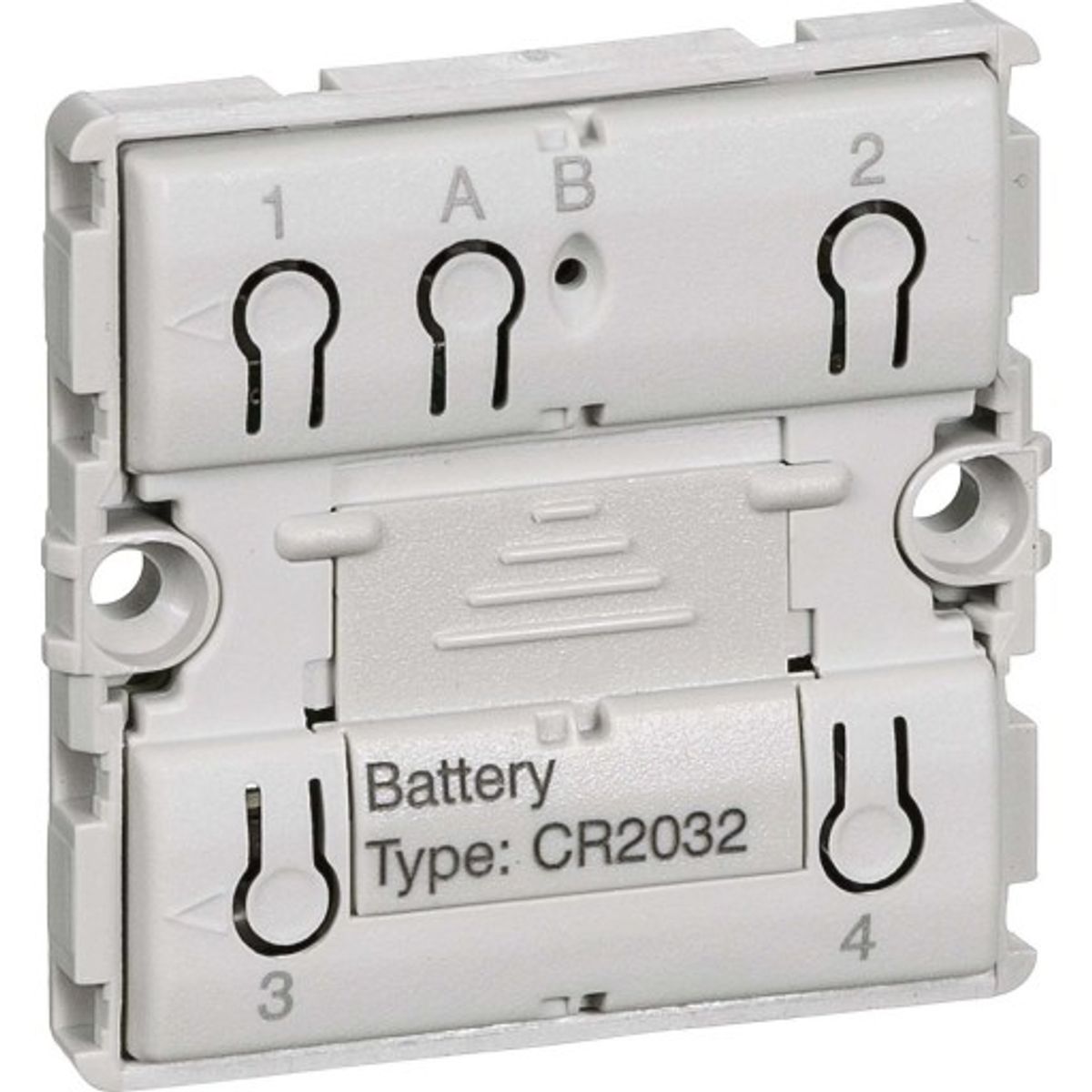 LK IHC Wireless batteritryk med 4 slutte, 1 modul, uden afdækning