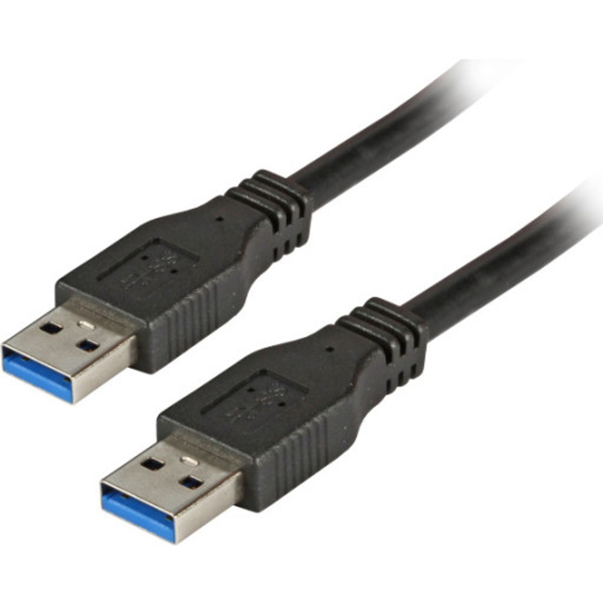 Kabel USB3.0 USB-A/USB-A han/han 3,0M sort