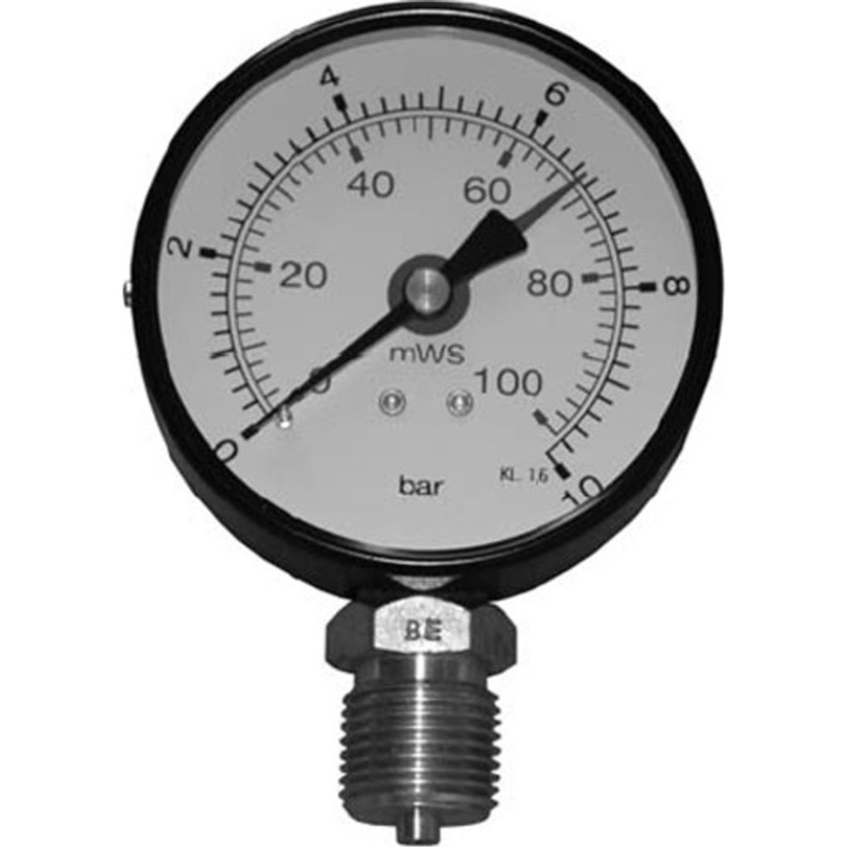 1/4" x 63 mm Manometer 2,5 bar