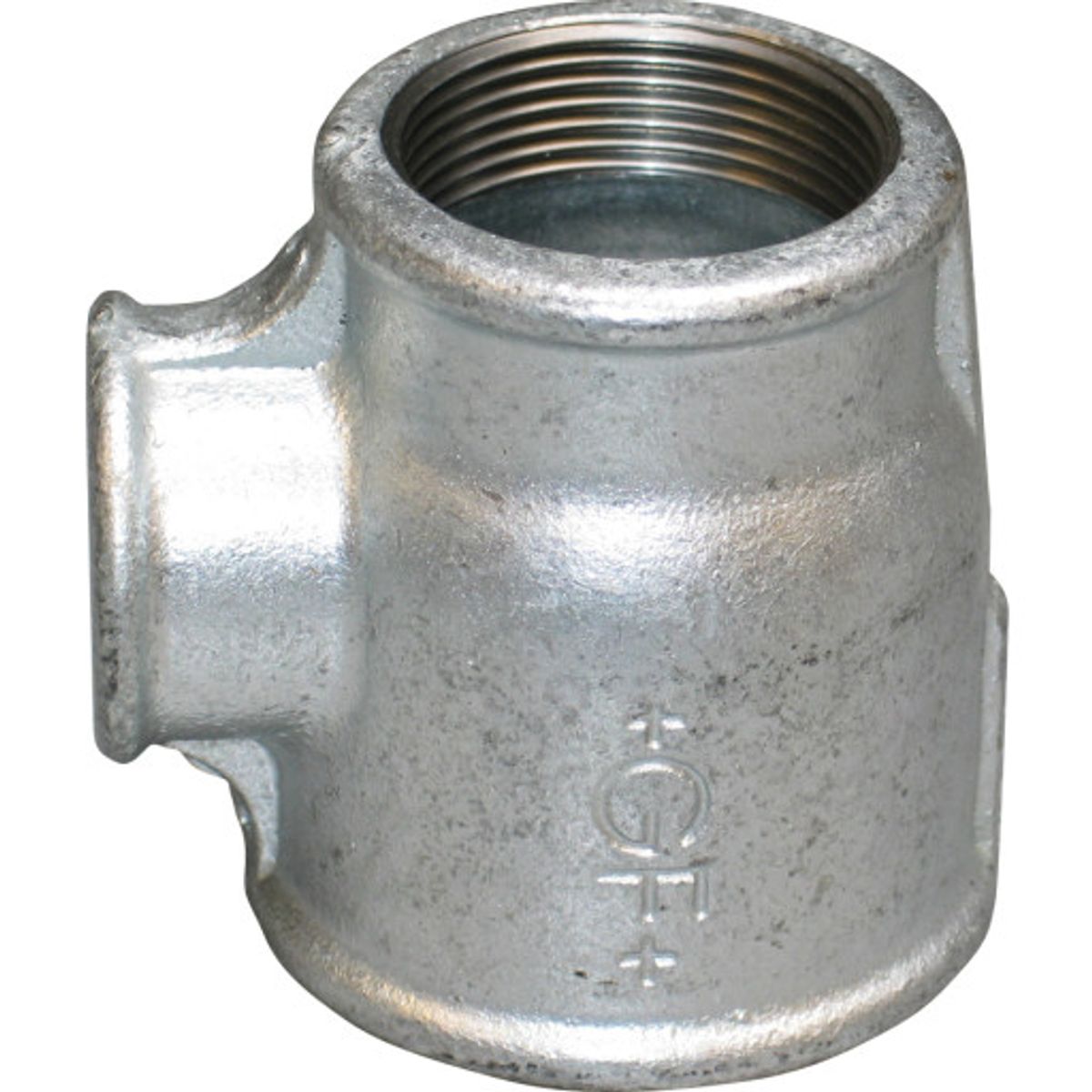 1.1/2" x 1.1/2" x 1/2" Galvaniseret tee