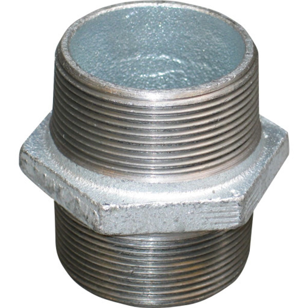 2.1/2" Galvaniseret brystnippel