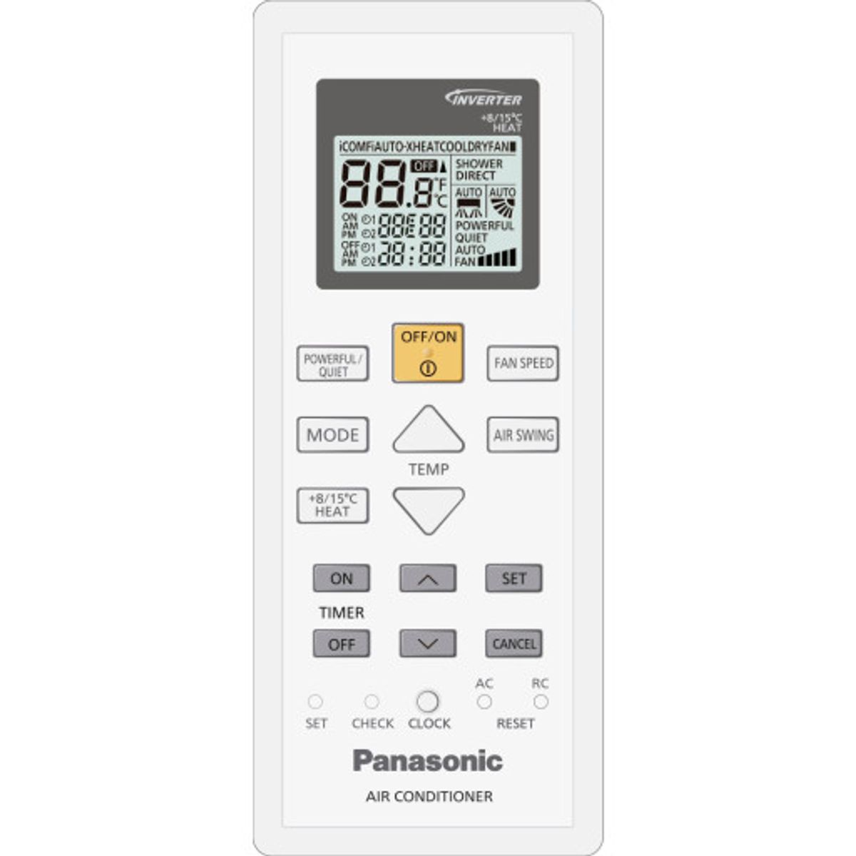 Panasonic Fjernbetjening til CZ9SKE og CZ12SKE