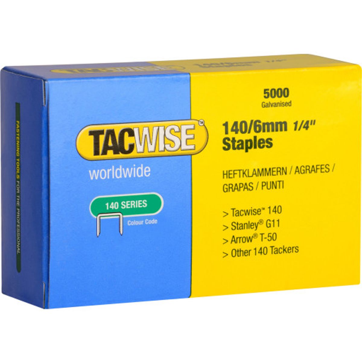 Tacwise hæfteklammer 140/6 mm