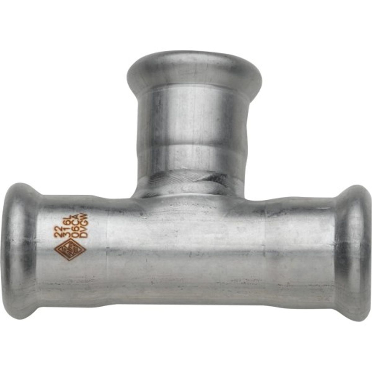 108 mm TURBO Inox tee