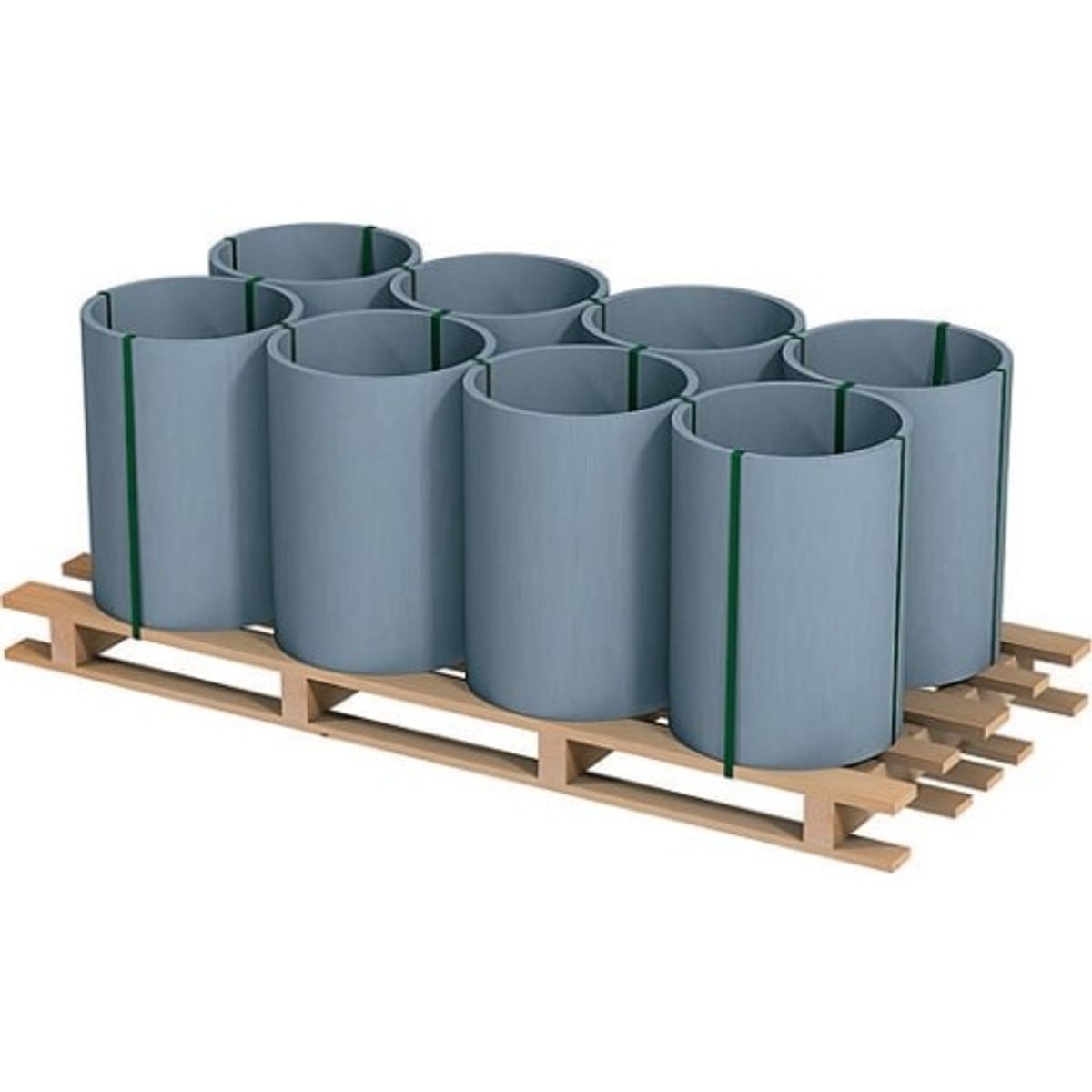 100 stk COIL, PREPATINA BLAUGRAU 0,80 X 670 X 26000 PALLE 800