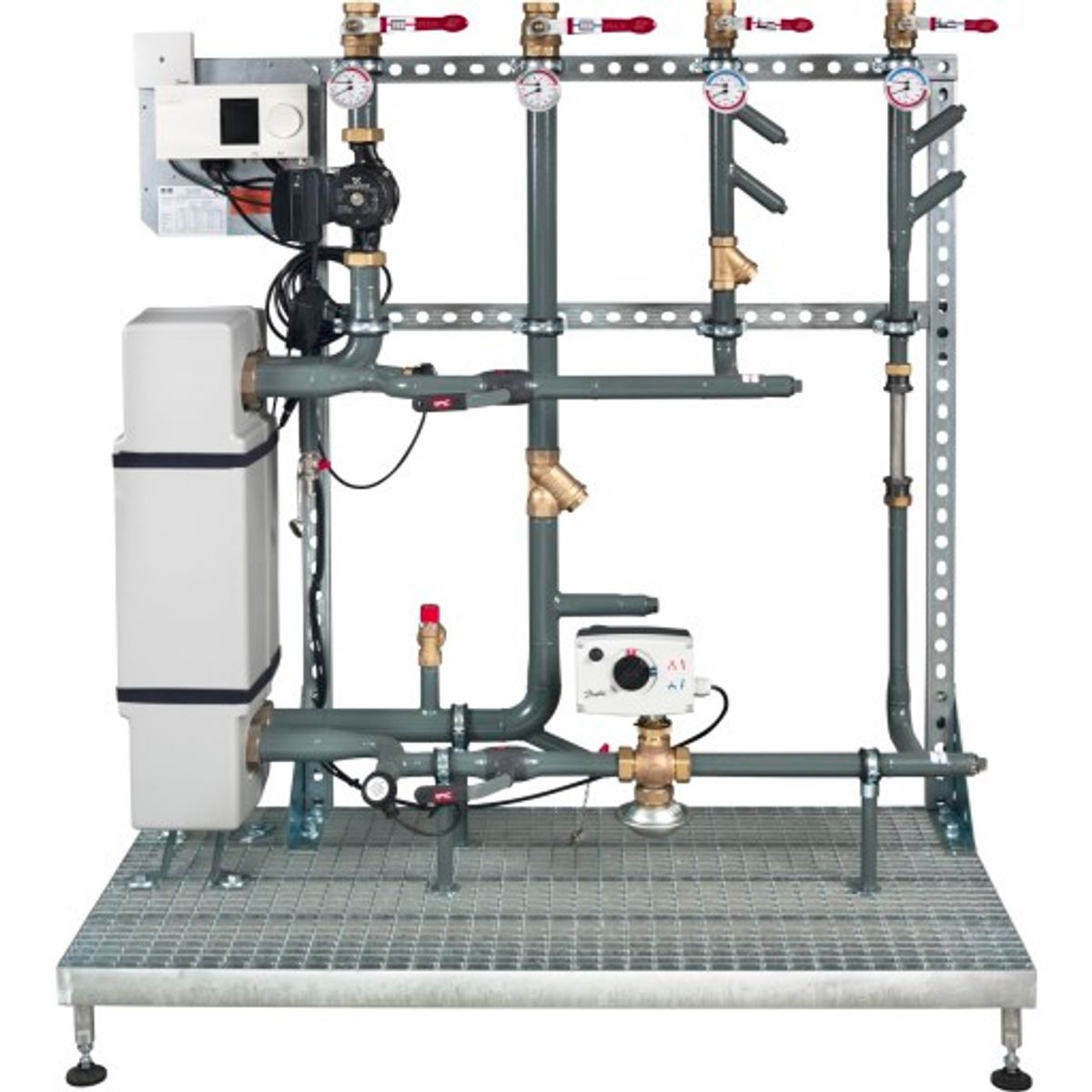 Metro Therm VXT type 1 fjernvarmeunit, med kabinet