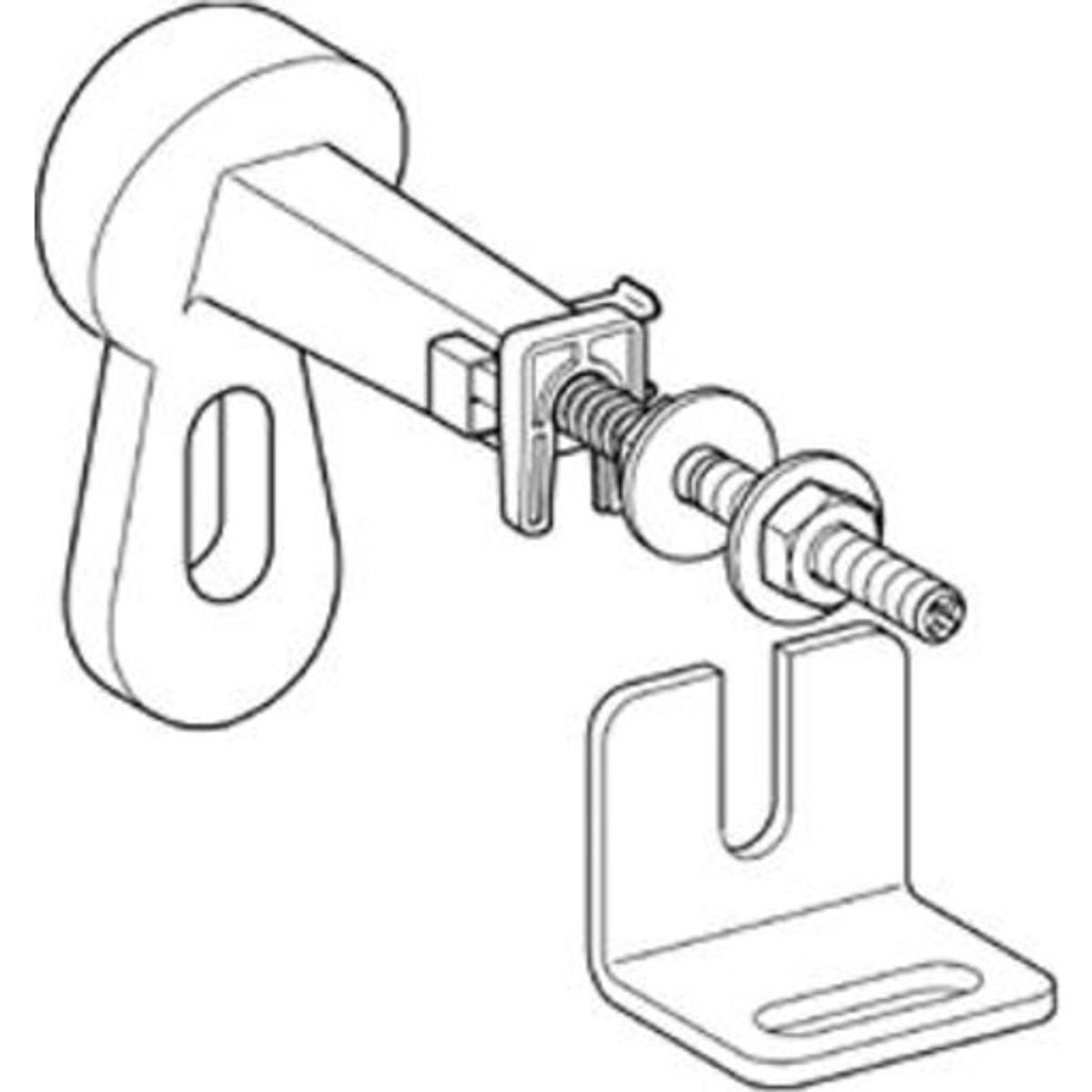 Grohe montagevinkel t/fastgørelse af elementer