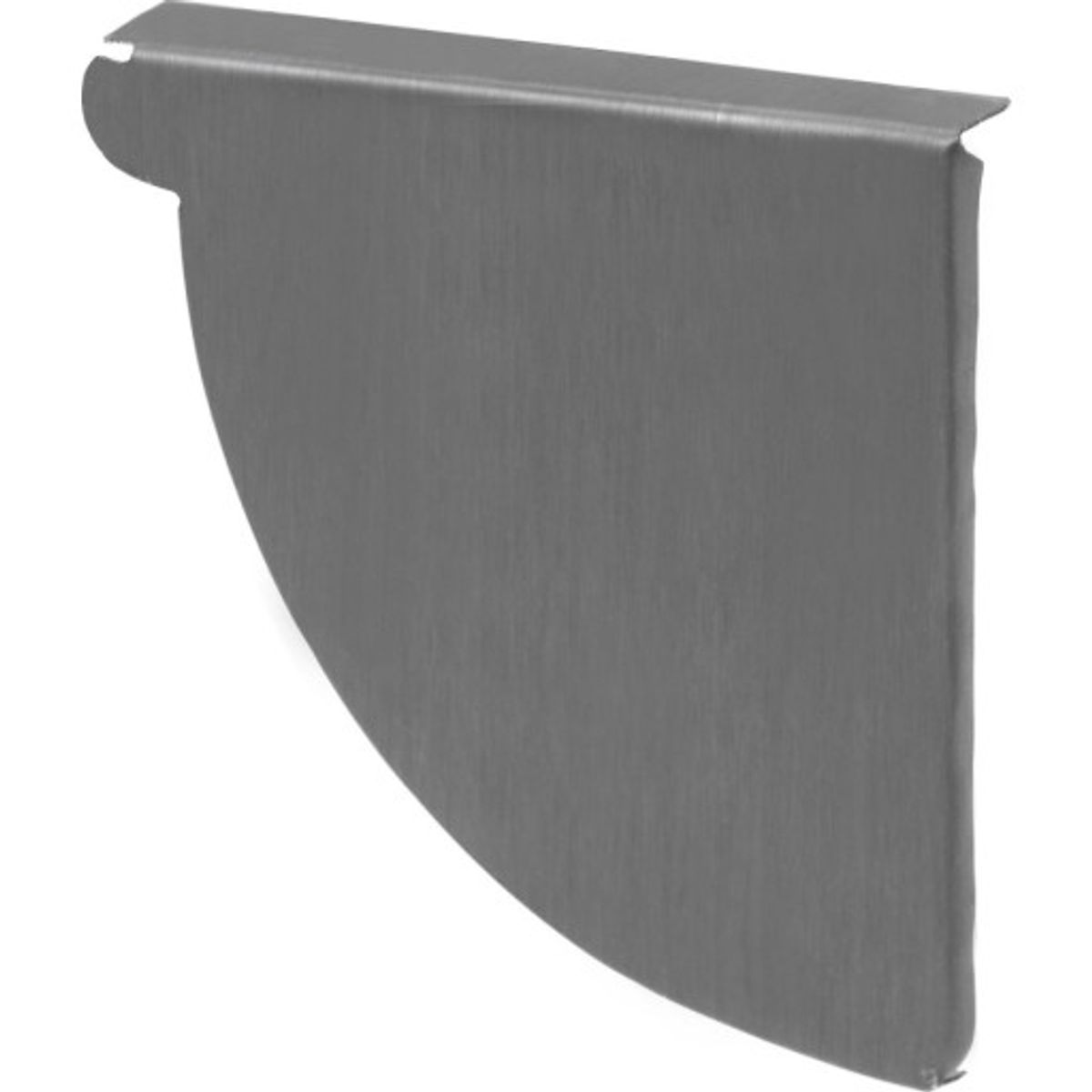 VMZINC endebund, arkitekt, højre, QUARTZ-ZINC - 333 mm