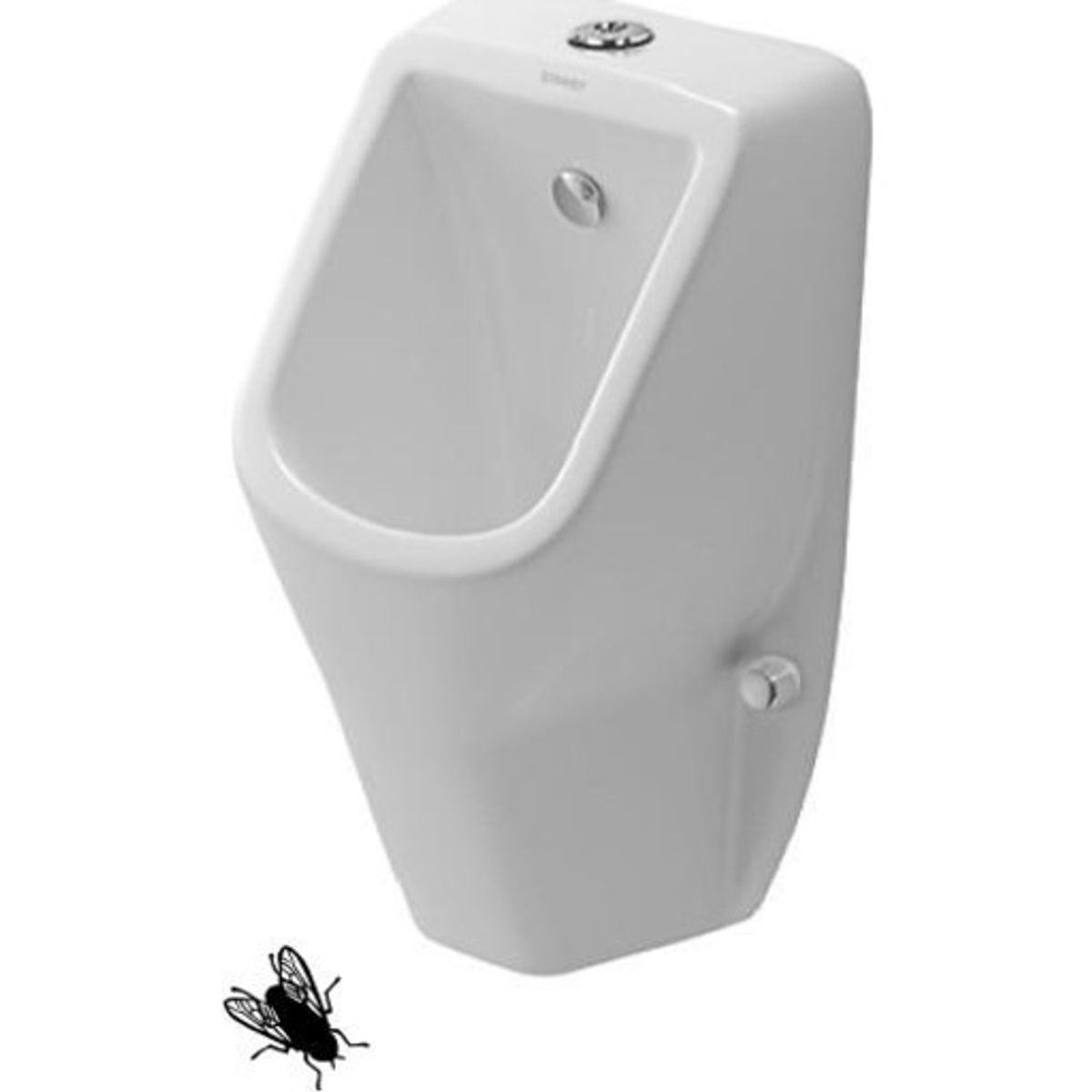 Duravit D-Code urinal, med flue, hvid