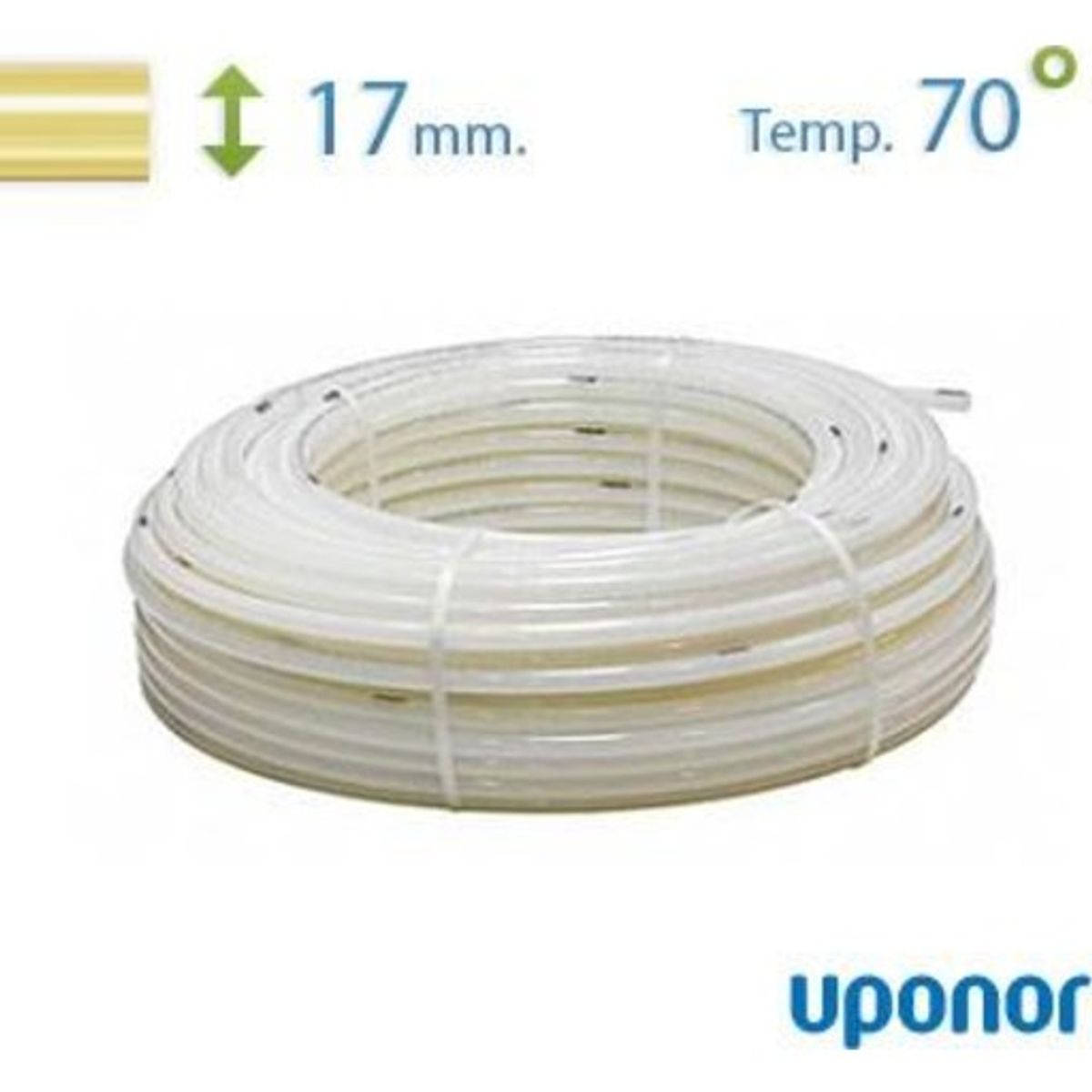 240 meter Uponor Comfort Pipe Plus pex rør til gulvvarme, 17 mm