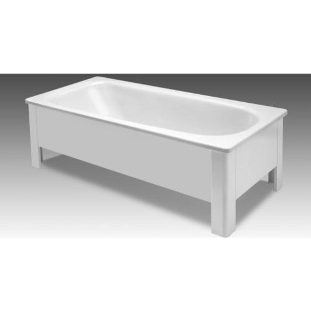 Ifö Caribia BK-HF 16 badekar, 157x70 cm, hvid