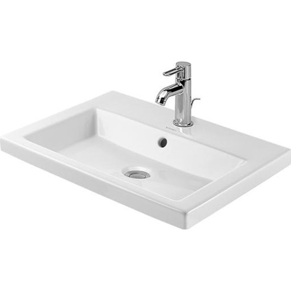 Duravit 2nd floor håndvask, 60x43 cm, hvid