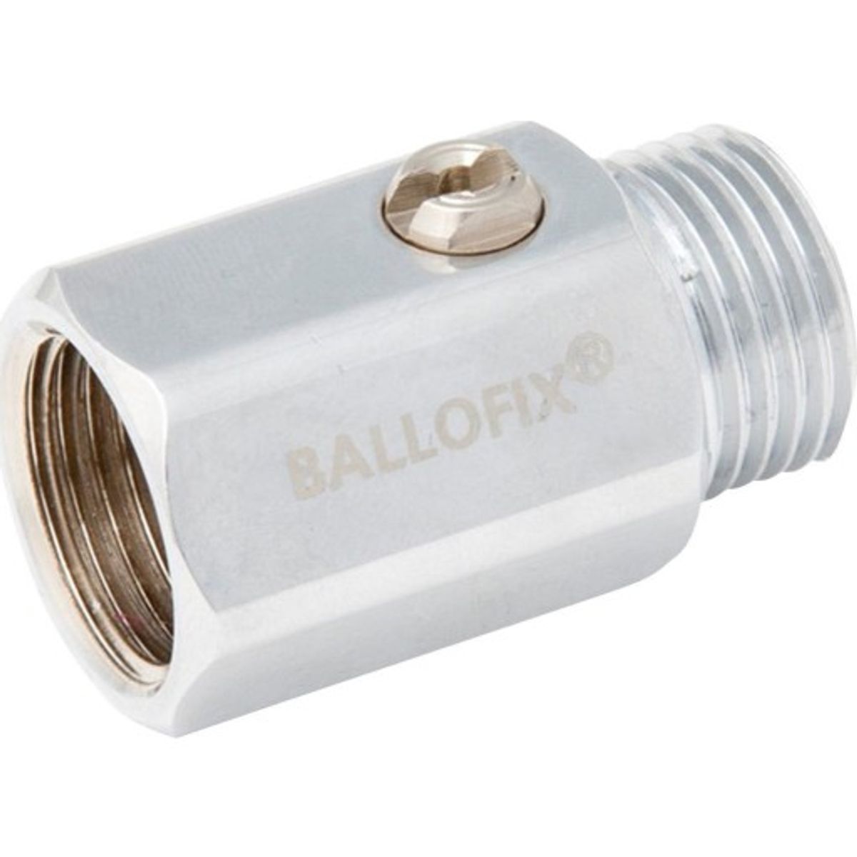 Ballofix kuglehane 1/2" Muffe/Nippel uden greb