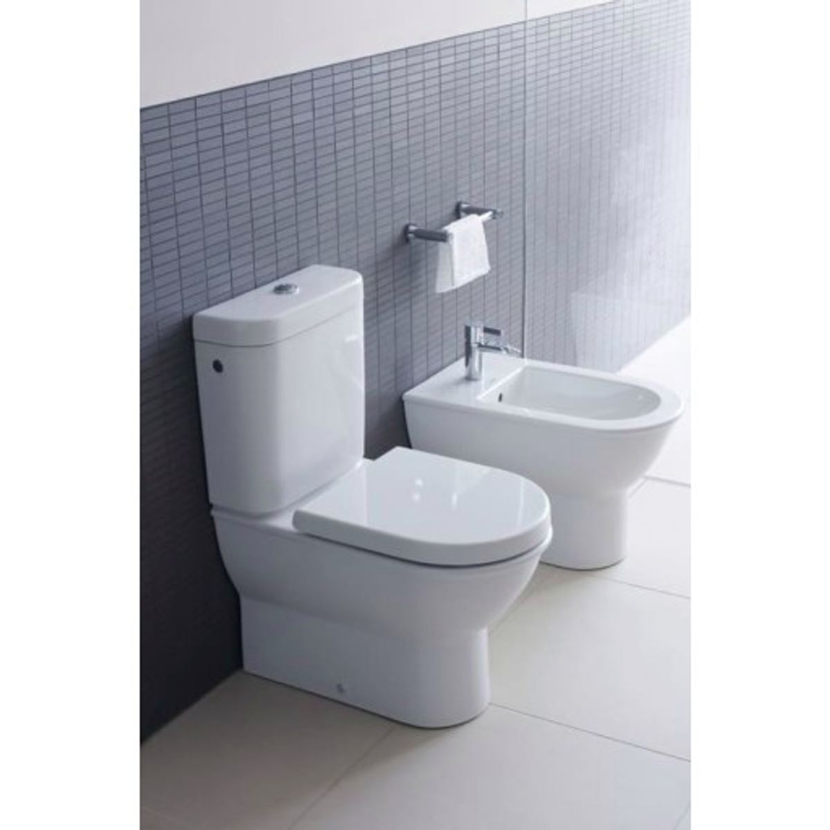 Duravit Darling New bidet, gulvstående, rengøringsvenlig, hvid