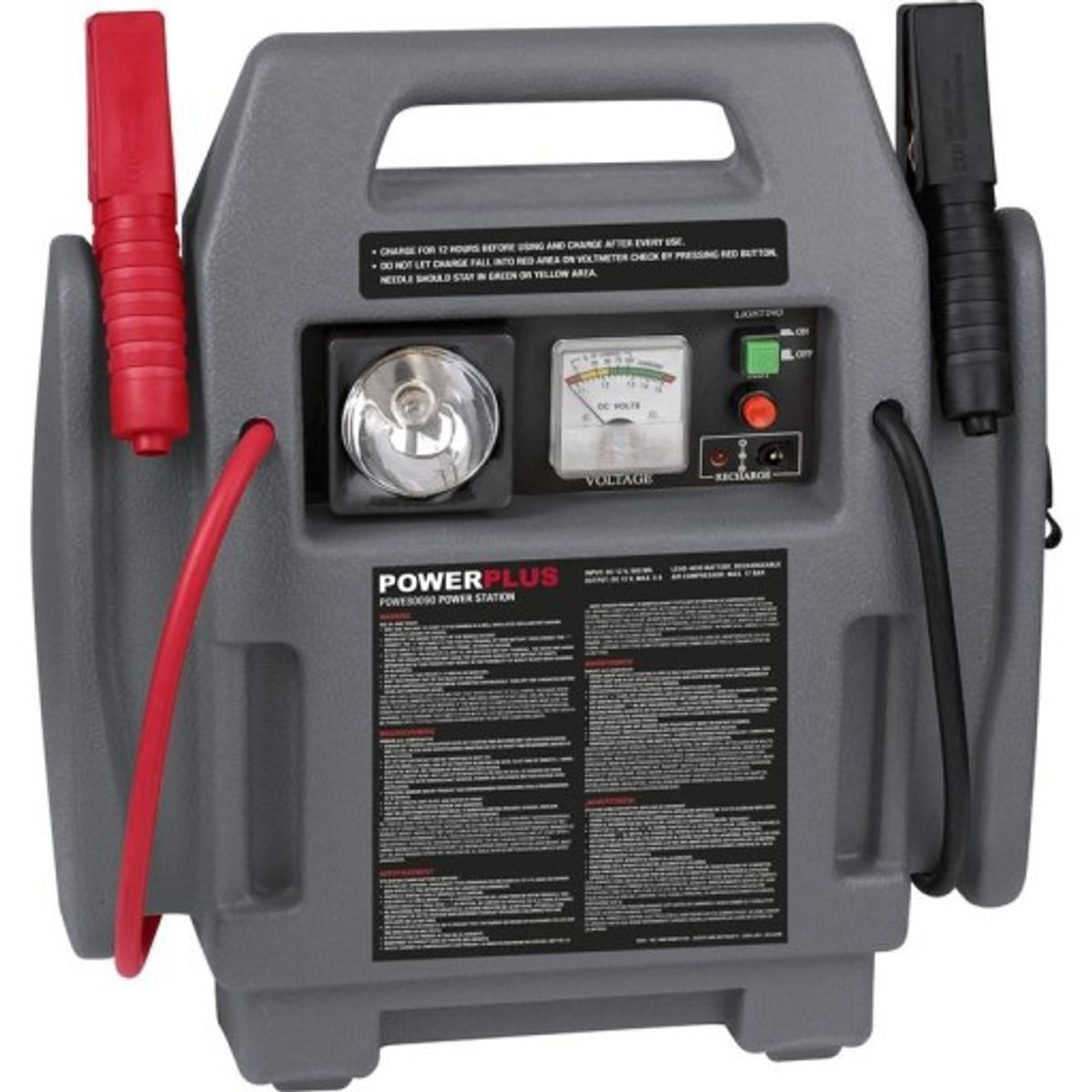 Powerplus E-line Jumpstarter 4 i 1, 350W