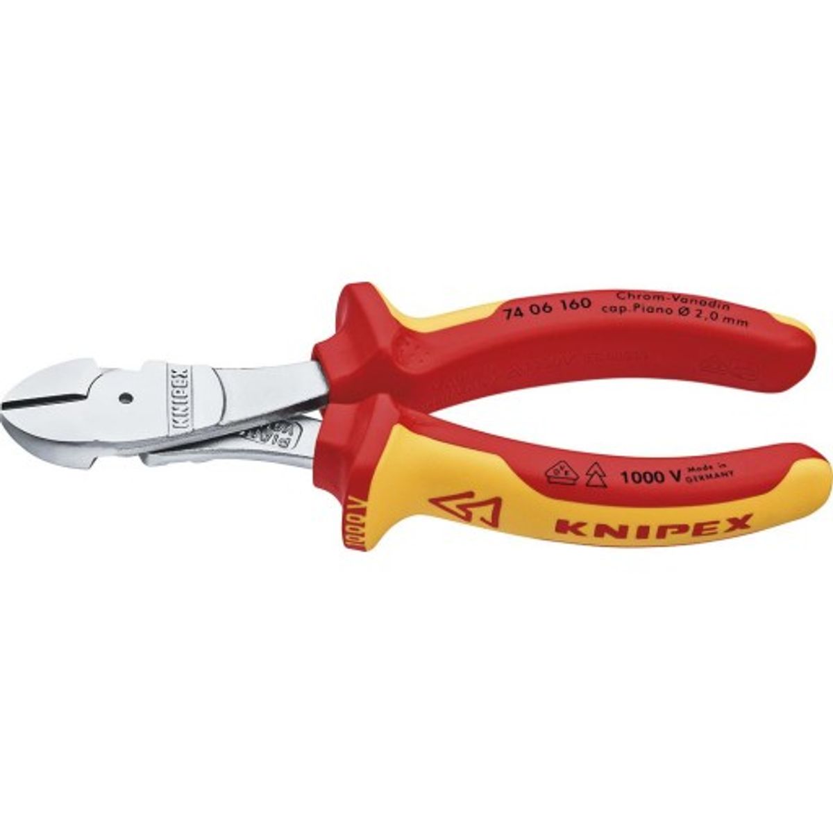 Knipex Kraft Skævbider 160 mm - 1000 volt