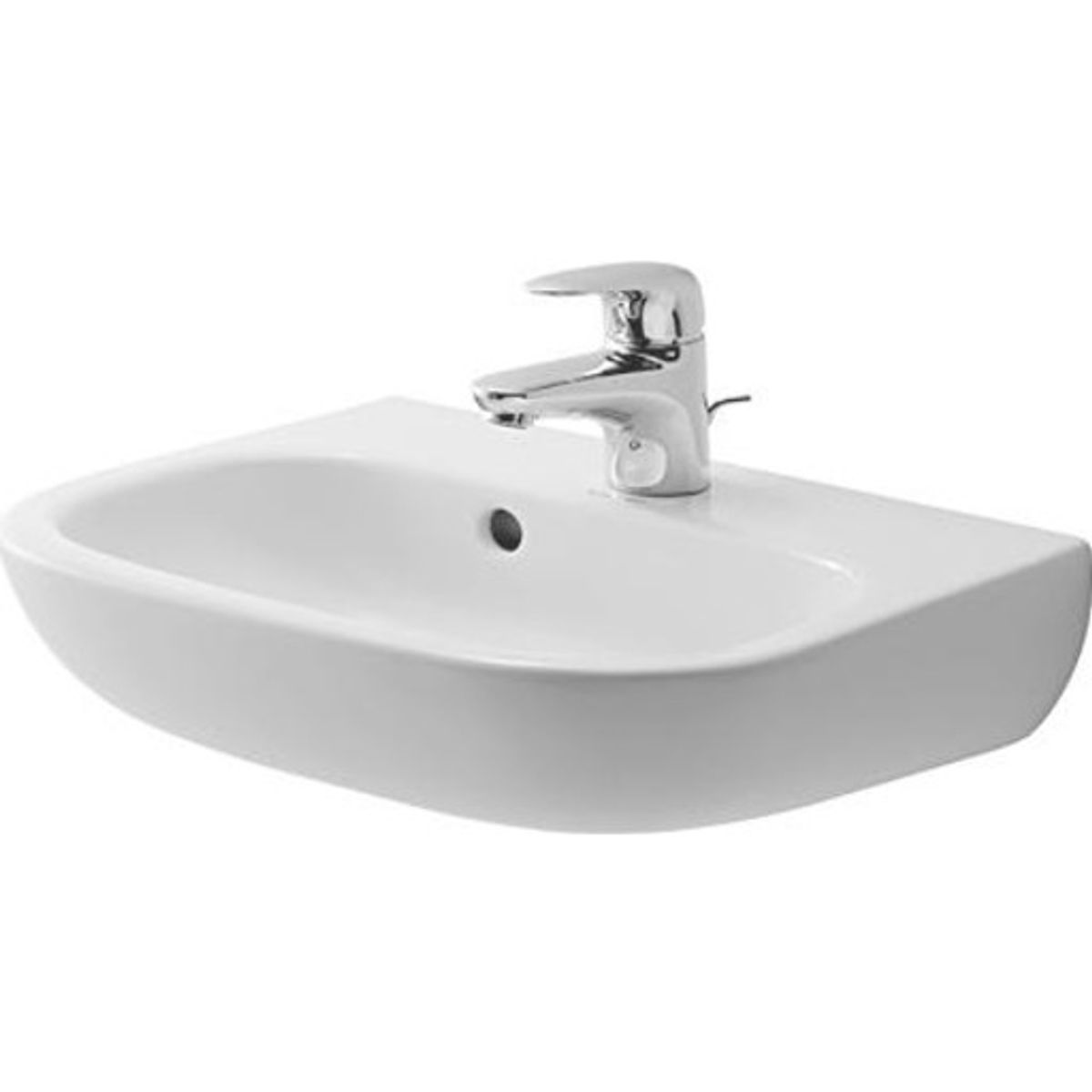 Duravit D-Code håndvask, 45x34 cm, hvid